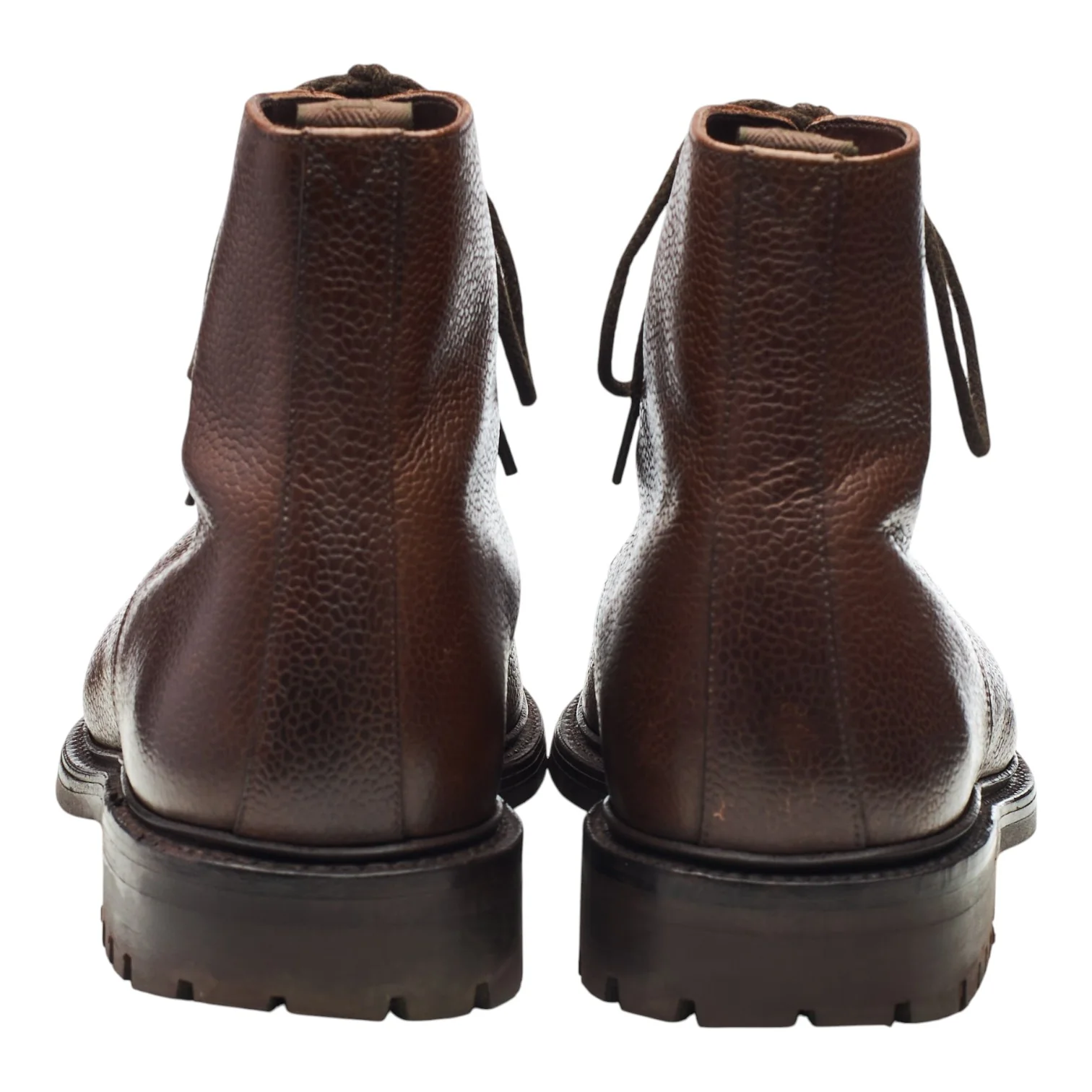 1880 'Sedbergh' Dark Brown Leather Boots UK 10.5 G - Image 4