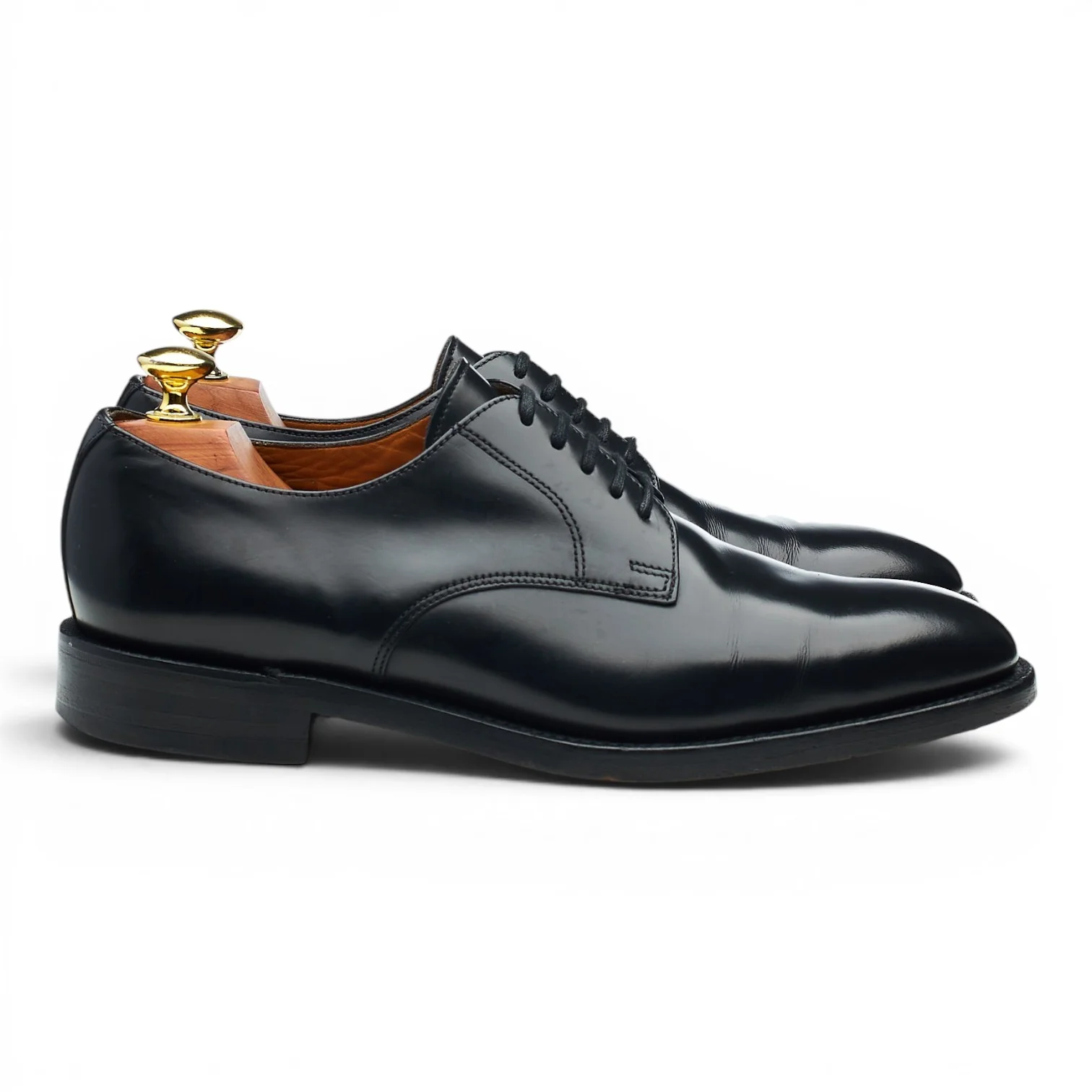 '205B' Black Leather Derby UK 7.5 F