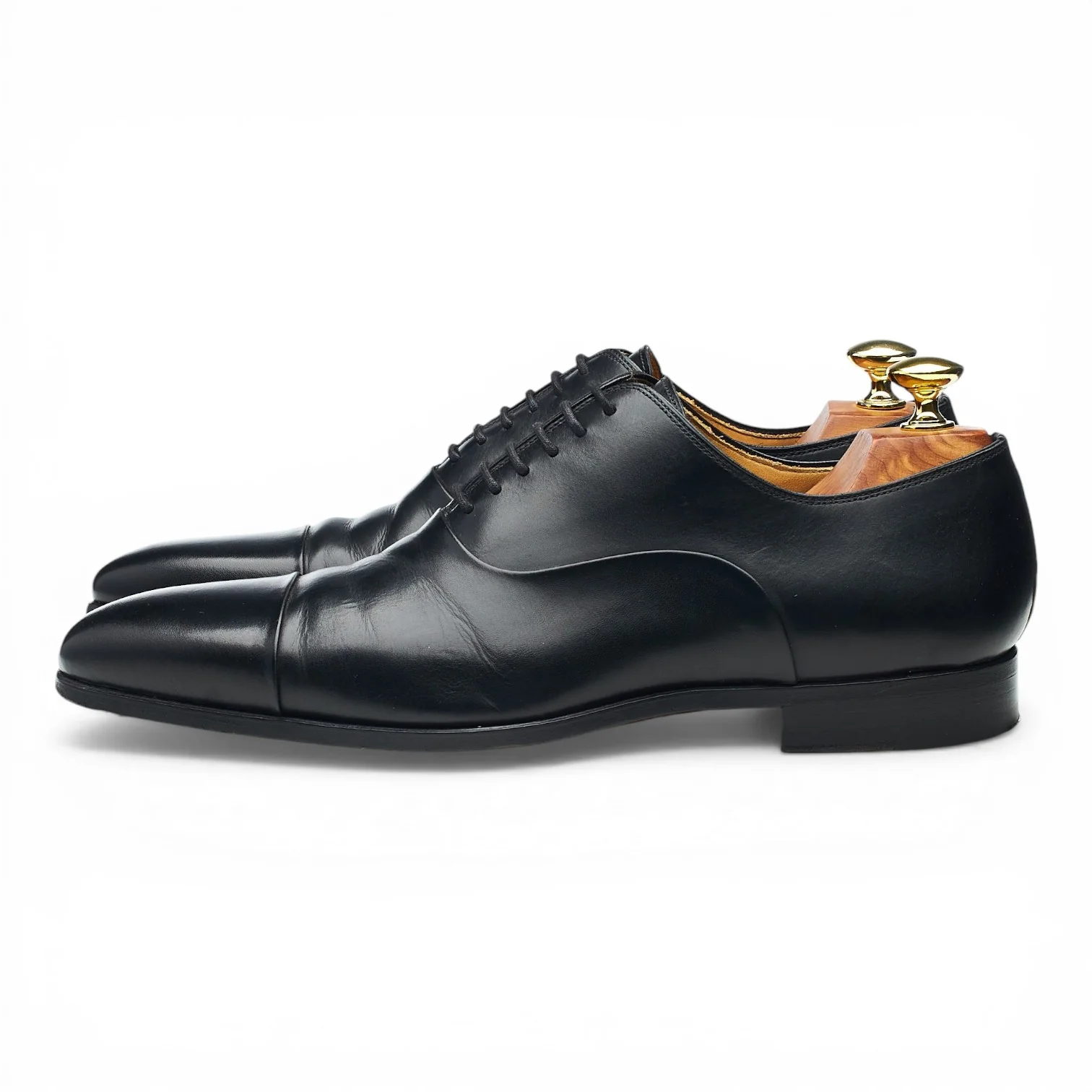 '23807' Black Leather Oxford UK 6 EU 40 - Image 3