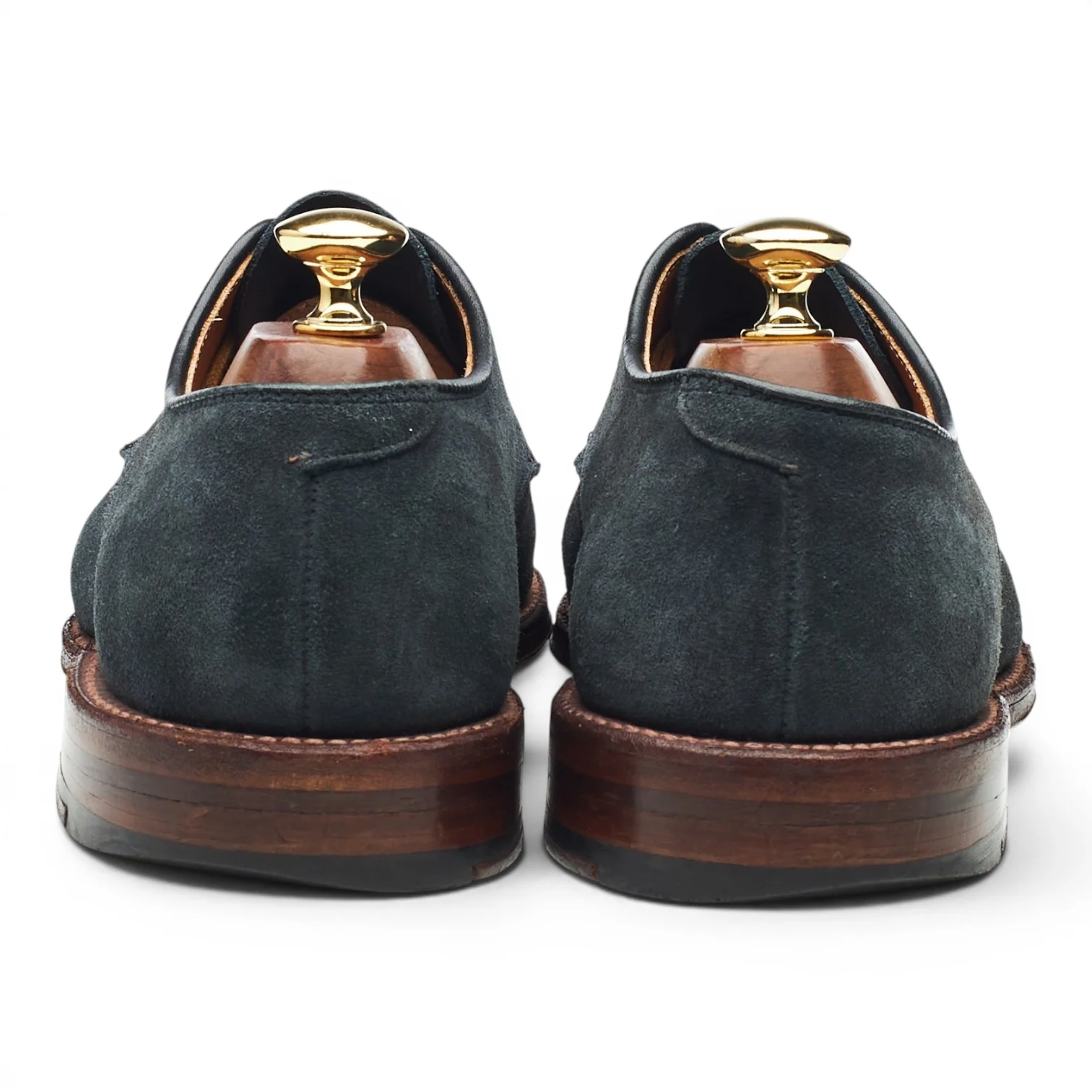 '29143' Navy Blue Suede Derby UK 7.5 US 8.5 D - Image 4