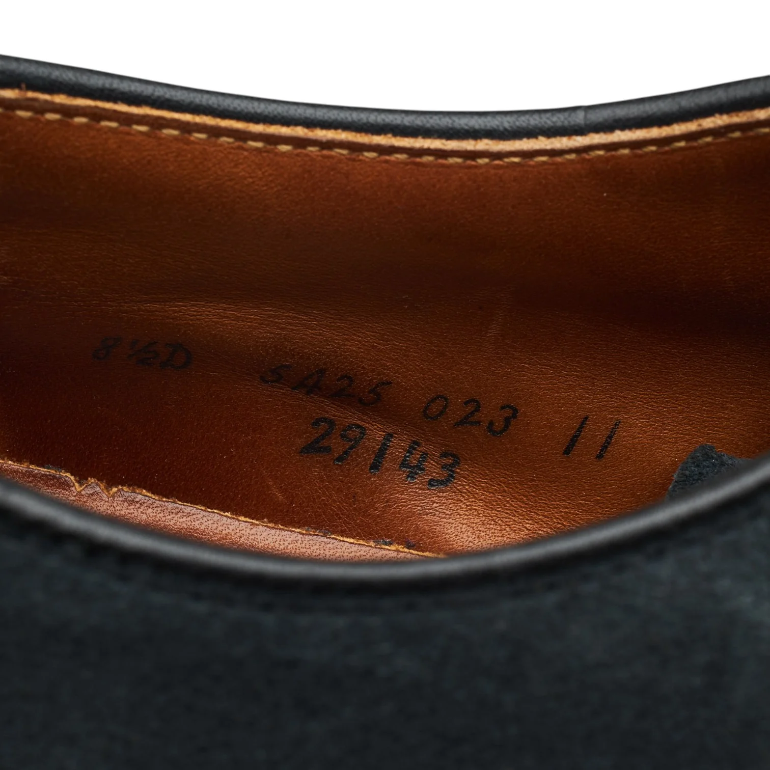 '29143' Navy Blue Suede Derby UK 7.5 US 8.5 D - Image 7