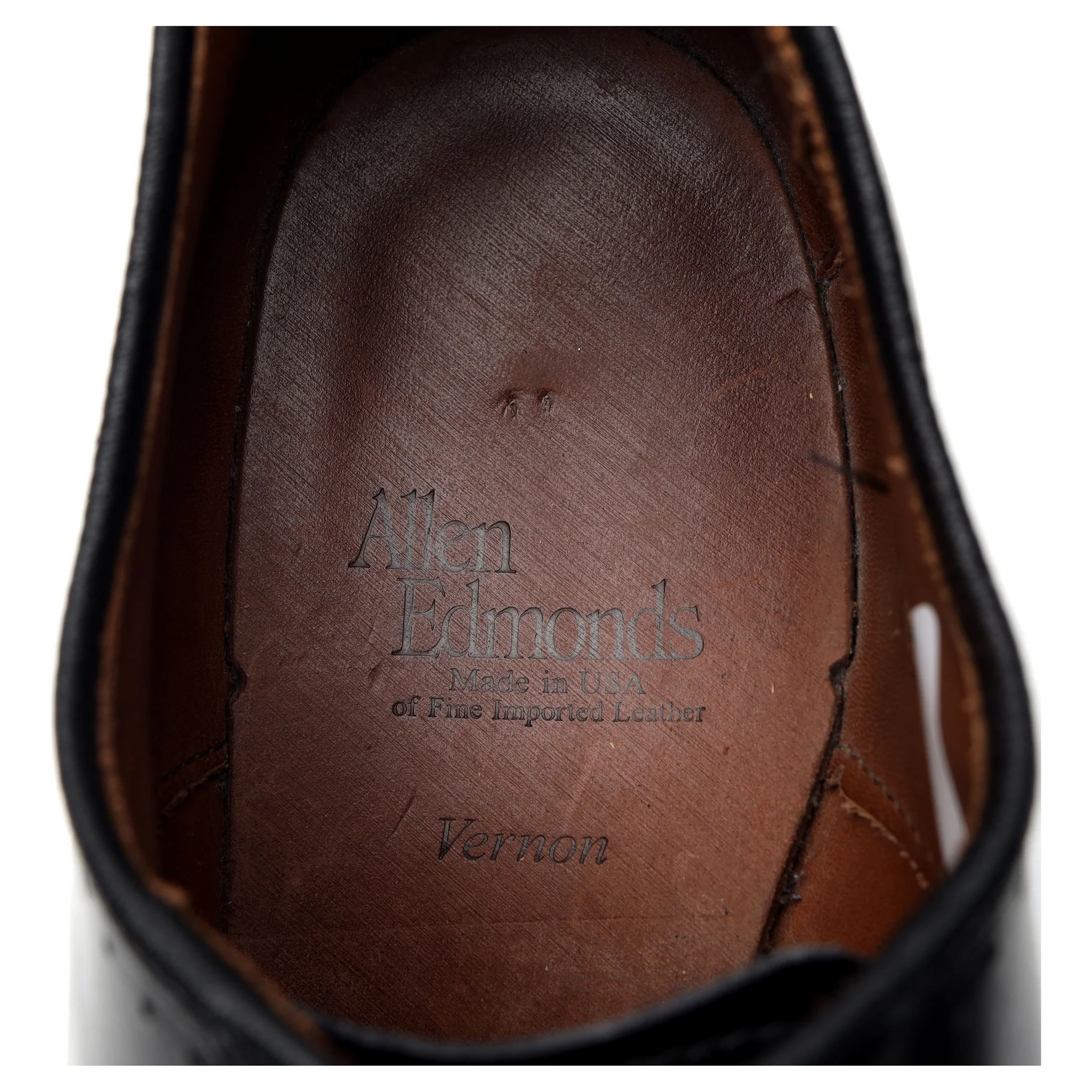 'Vernon' Black Leather Wholecut Oxford UK 7 US 8 D - Image 7