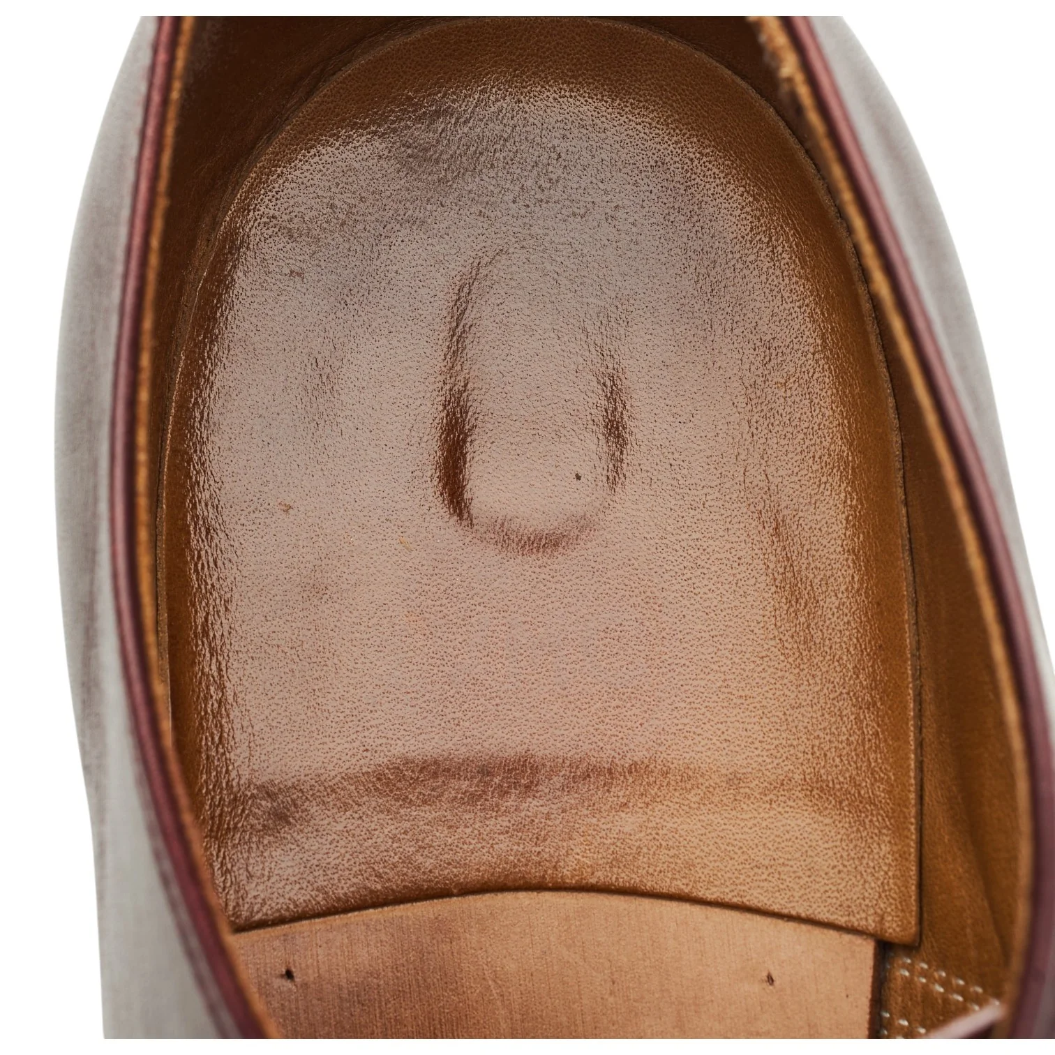 'Lot 3037' Burgundy Leather Derby UK 10.5 - Image 6