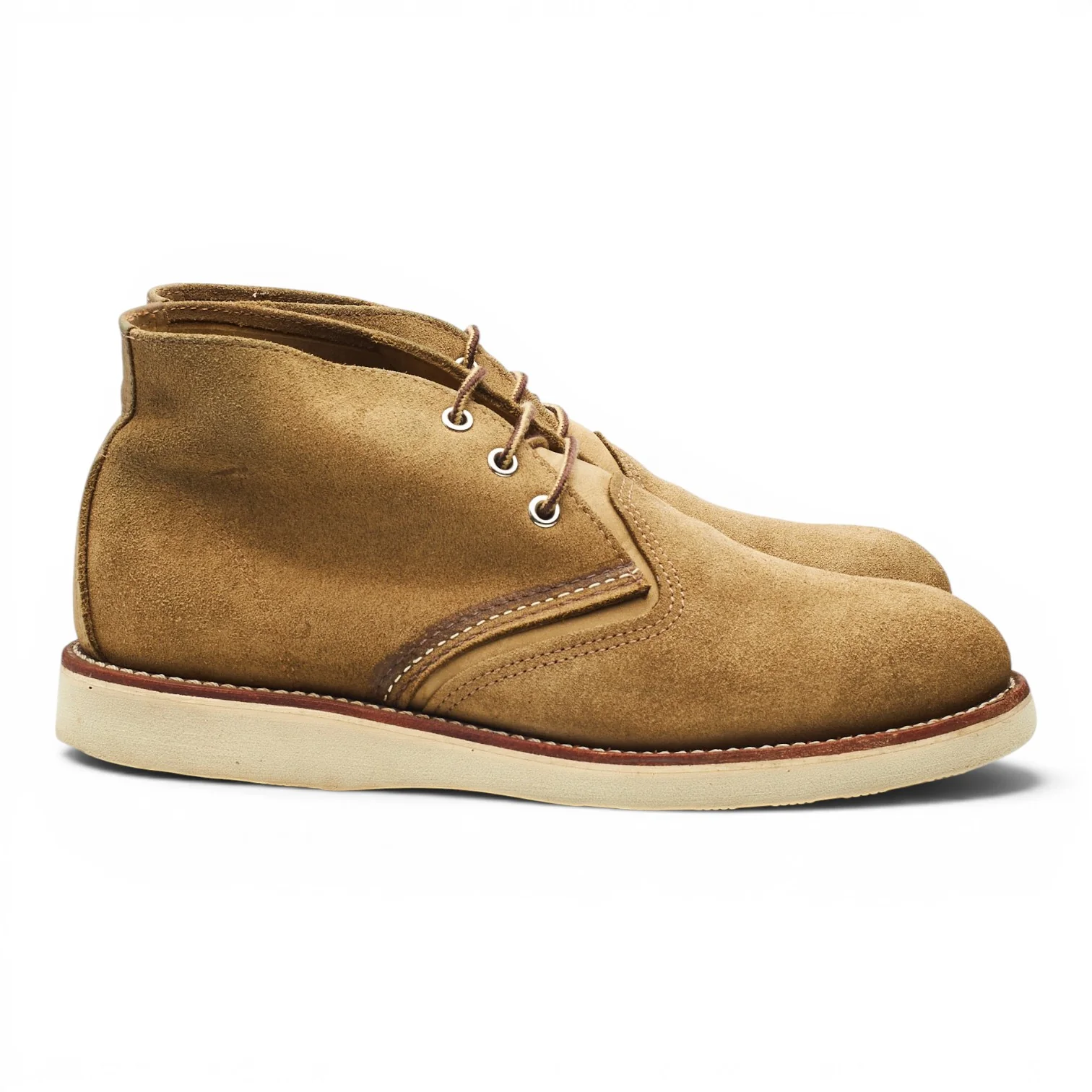 '3149' Beige Suede Chukka Boots UK 8 US 9