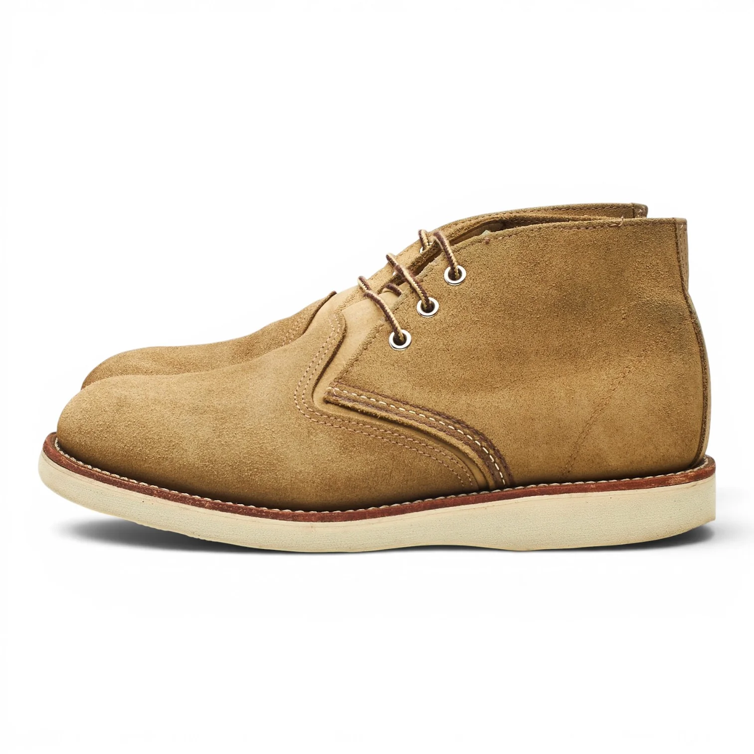 '3149' Beige Suede Chukka Boots UK 8 US 9 - Image 3