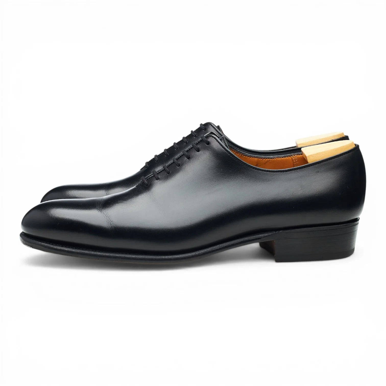 '402 Flore' Black Leather Wholecut Oxford 7 C UK 7 - Image 3
