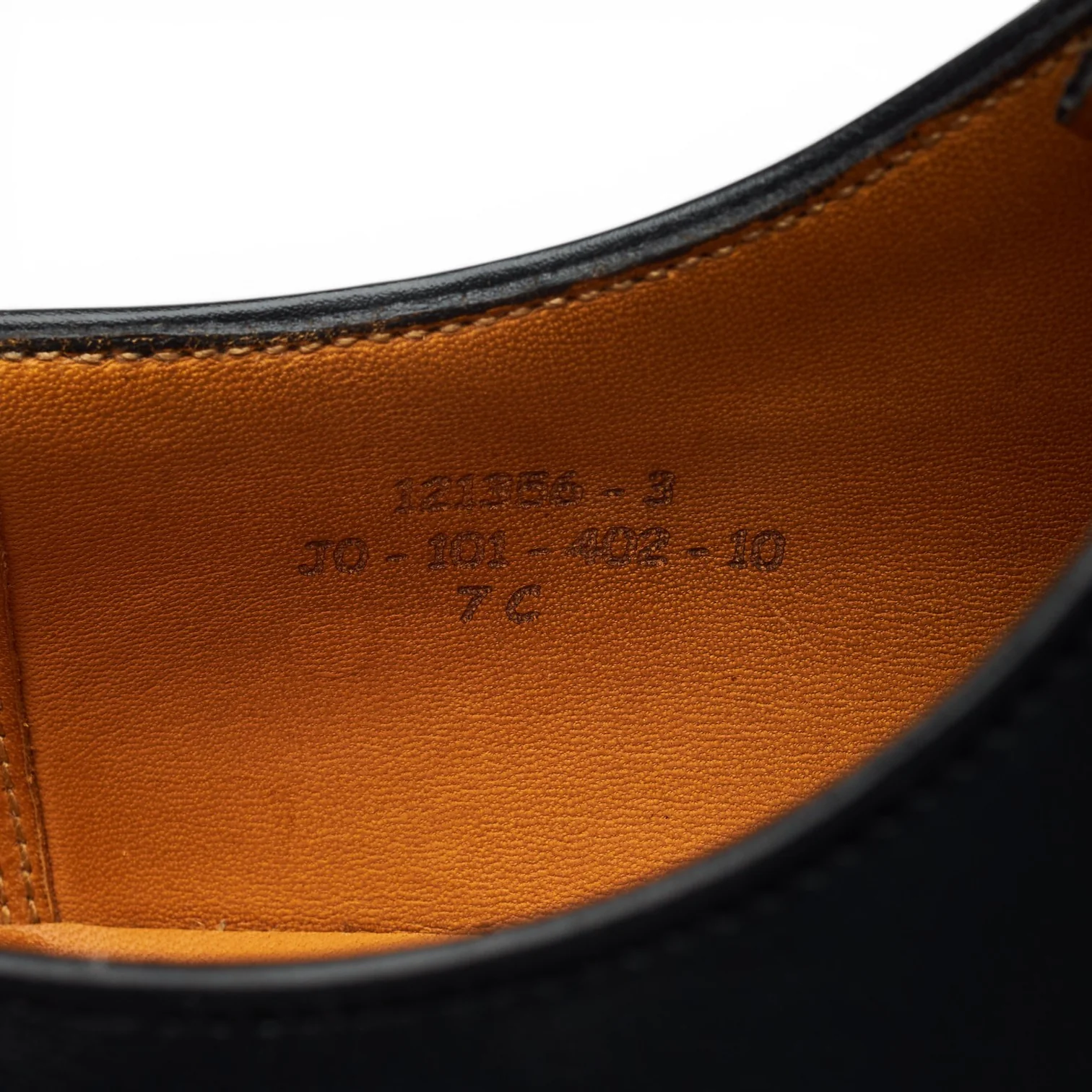 '402 Flore' Black Leather Wholecut Oxford 7 C UK 7 - Image 8
