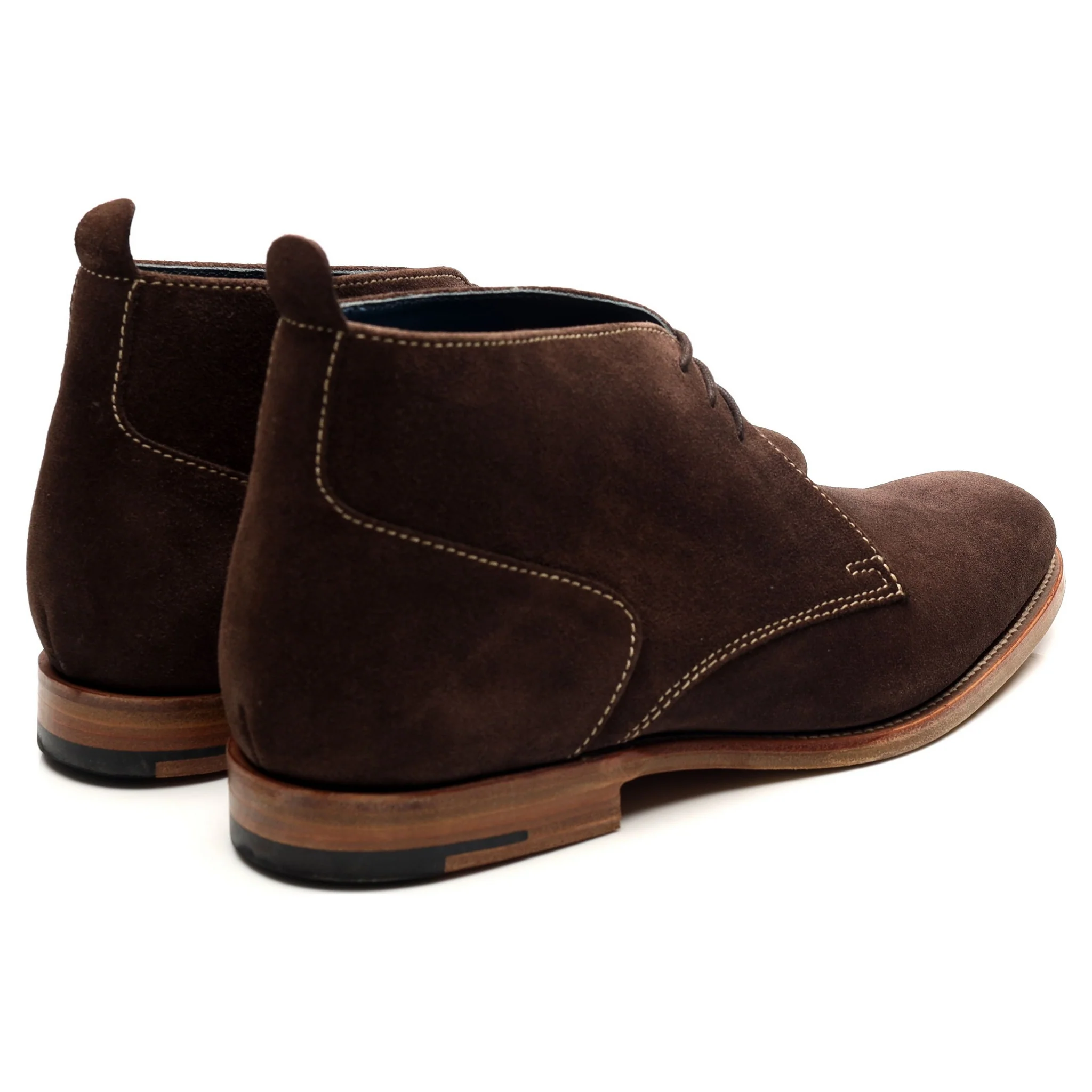 'Lucius' Dark Brown Suede Boots UK 8.5 F - Image 5