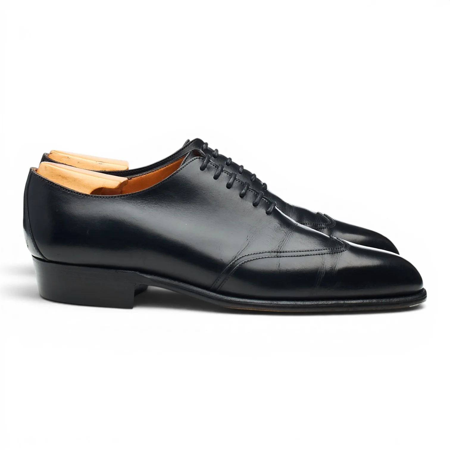 '423' Black Leather Oxford 6 D UK 6.5