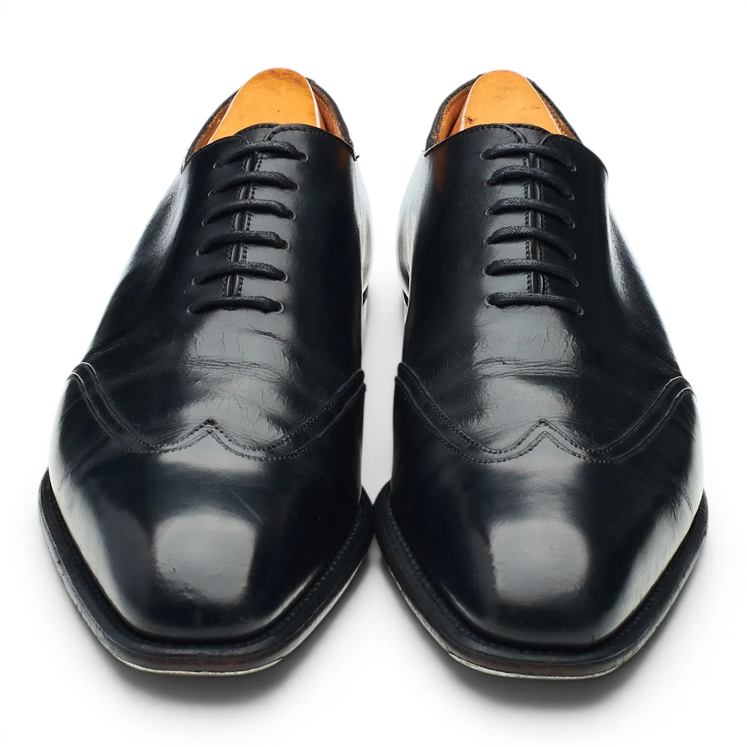 '423' Black Leather Oxford 6 D UK 6.5 - Image 2