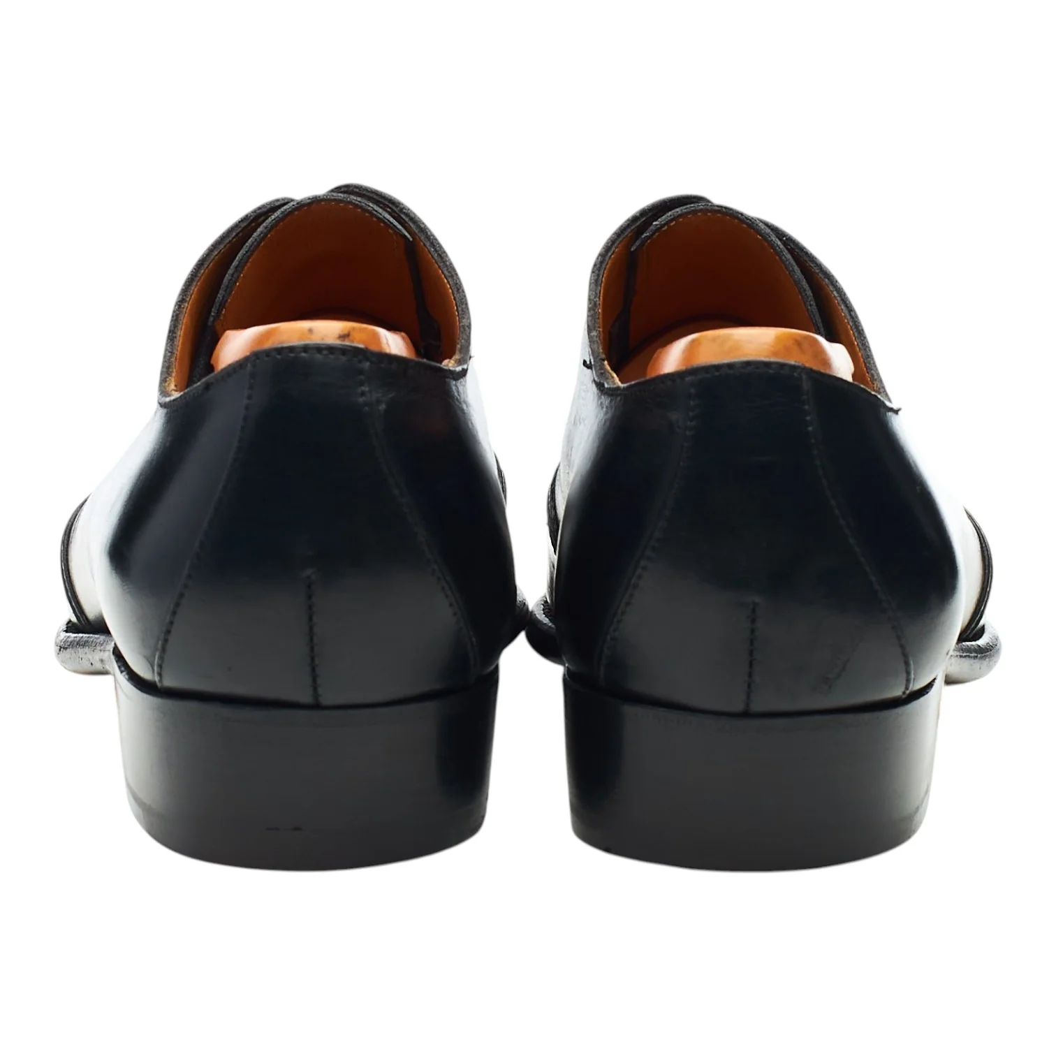 '423' Black Leather Oxford 6 D UK 6.5 - Image 4