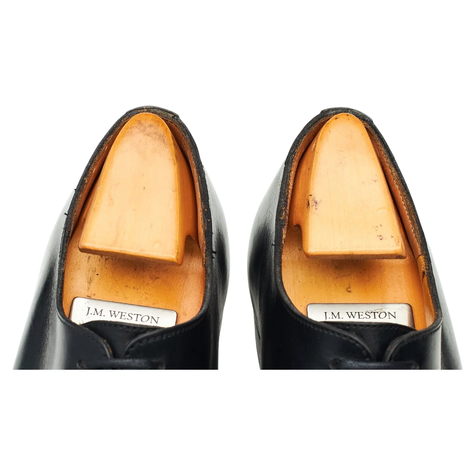 '423' Black Leather Oxford 6 D UK 6.5 - Image 6