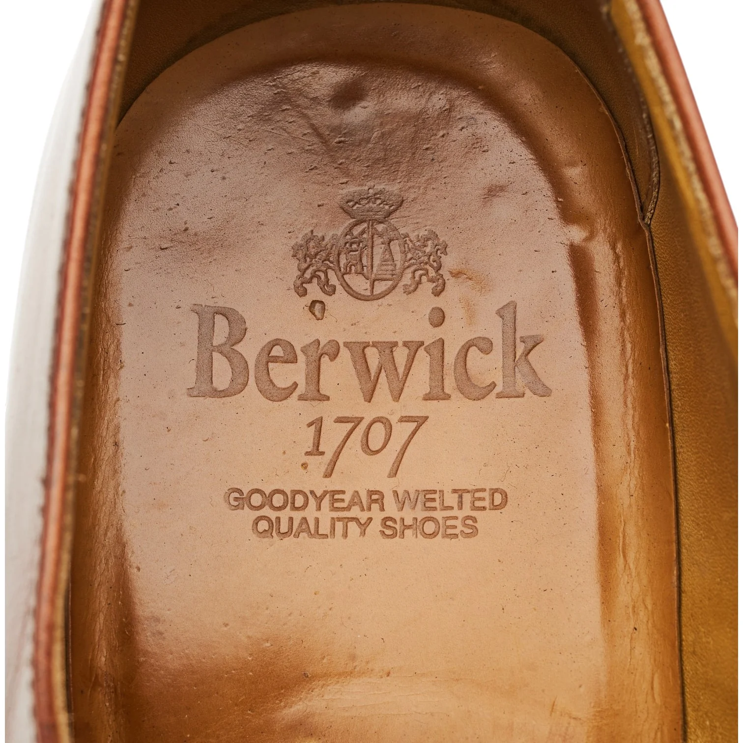 '4473' Tan Brown Leather Oxford UK 8.5 - Image 6