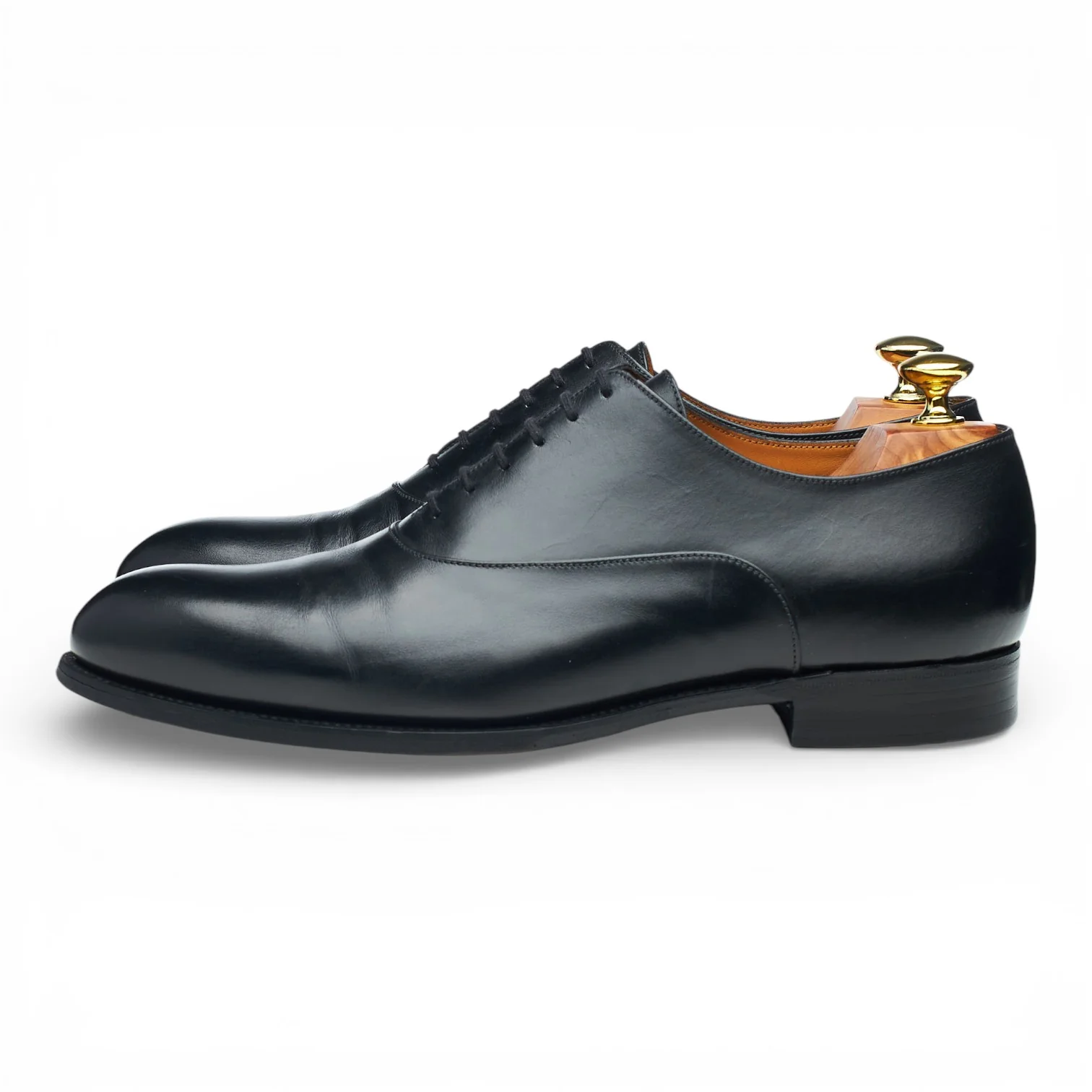 '486' Black Leather Oxford 8 D UK 8.5 - Image 3