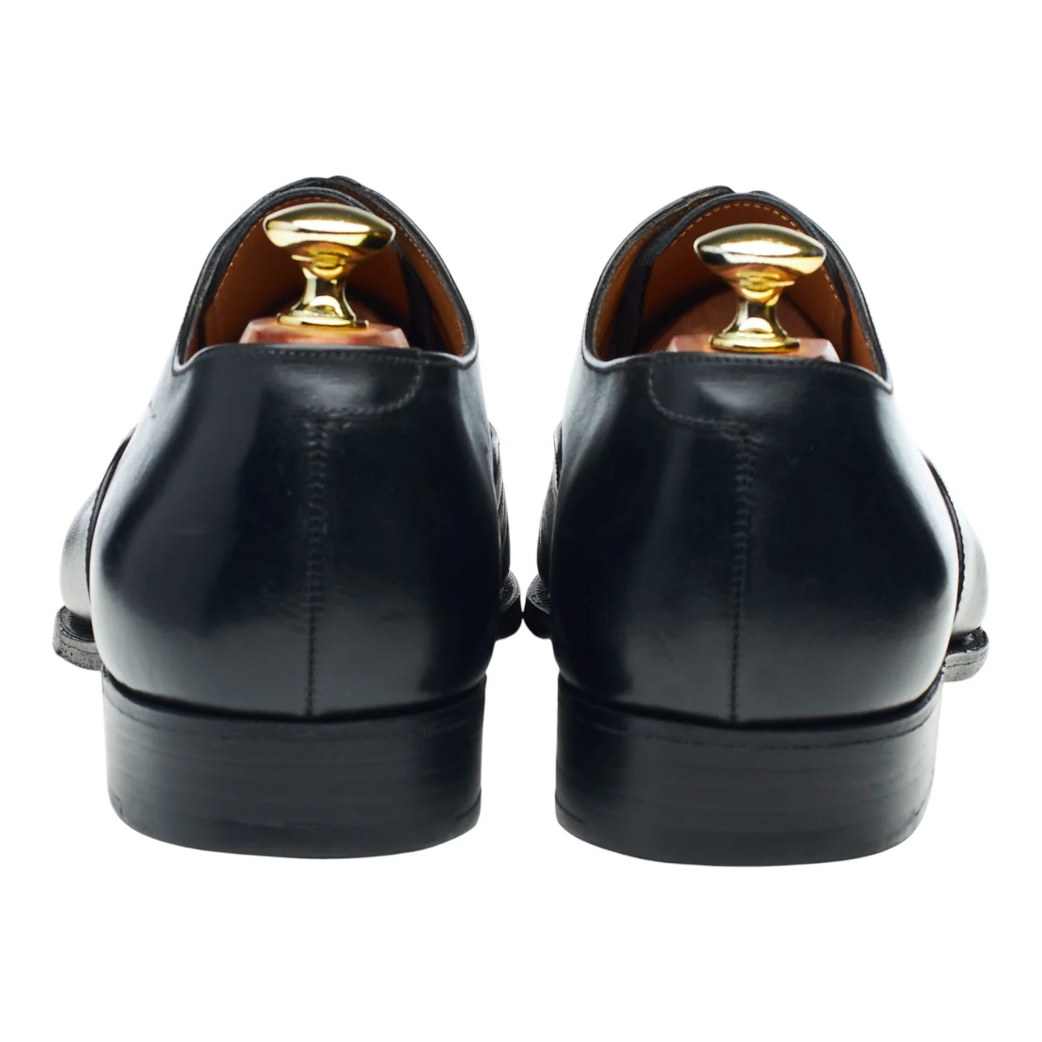'486' Black Leather Oxford 8 D UK 8.5 - Image 4