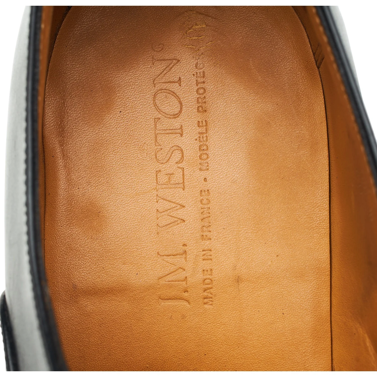 '486' Black Leather Oxford 8 D UK 8.5 - Image 6