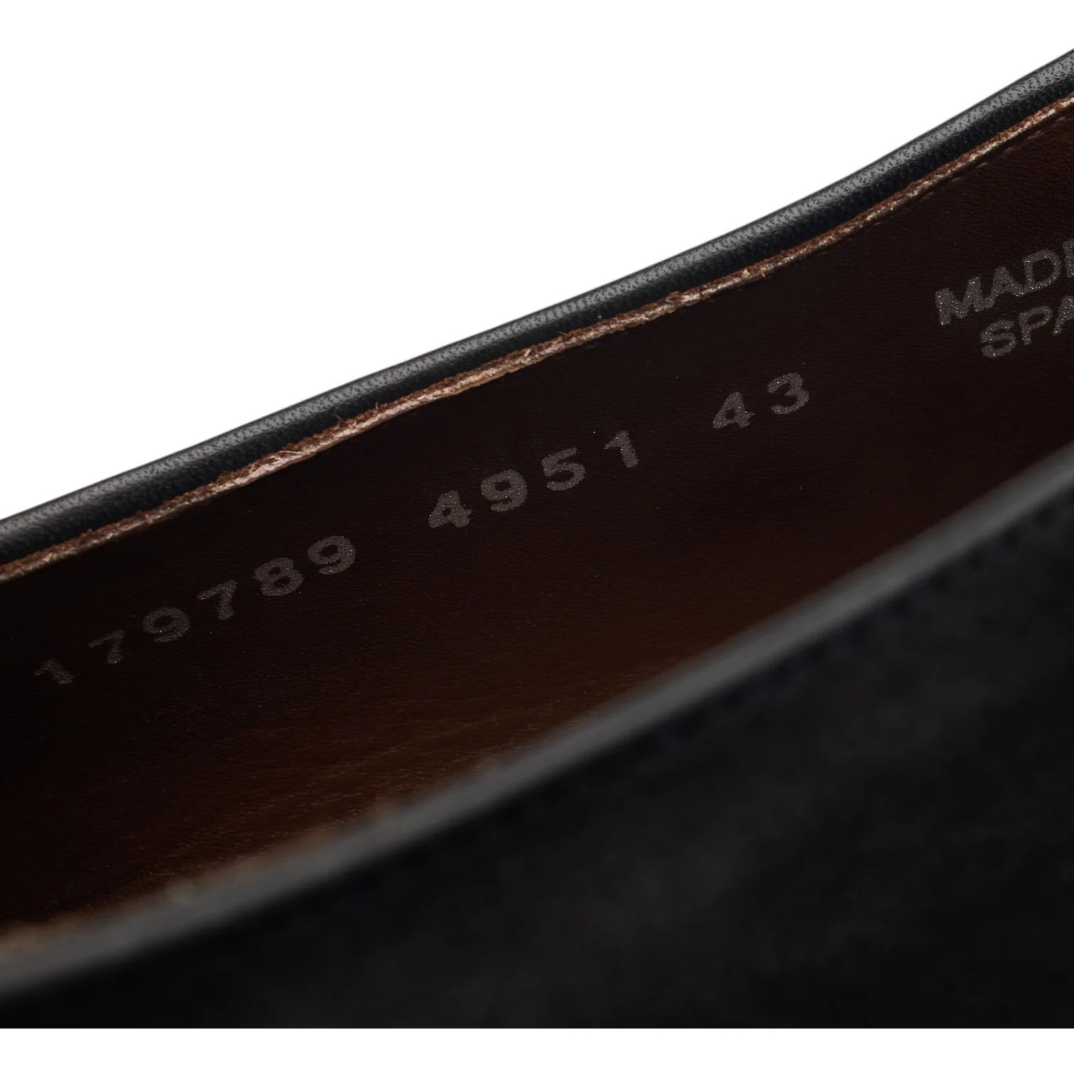 '4951' Black Suede Belgian Loafers UK 9 EU 43 - Image 7
