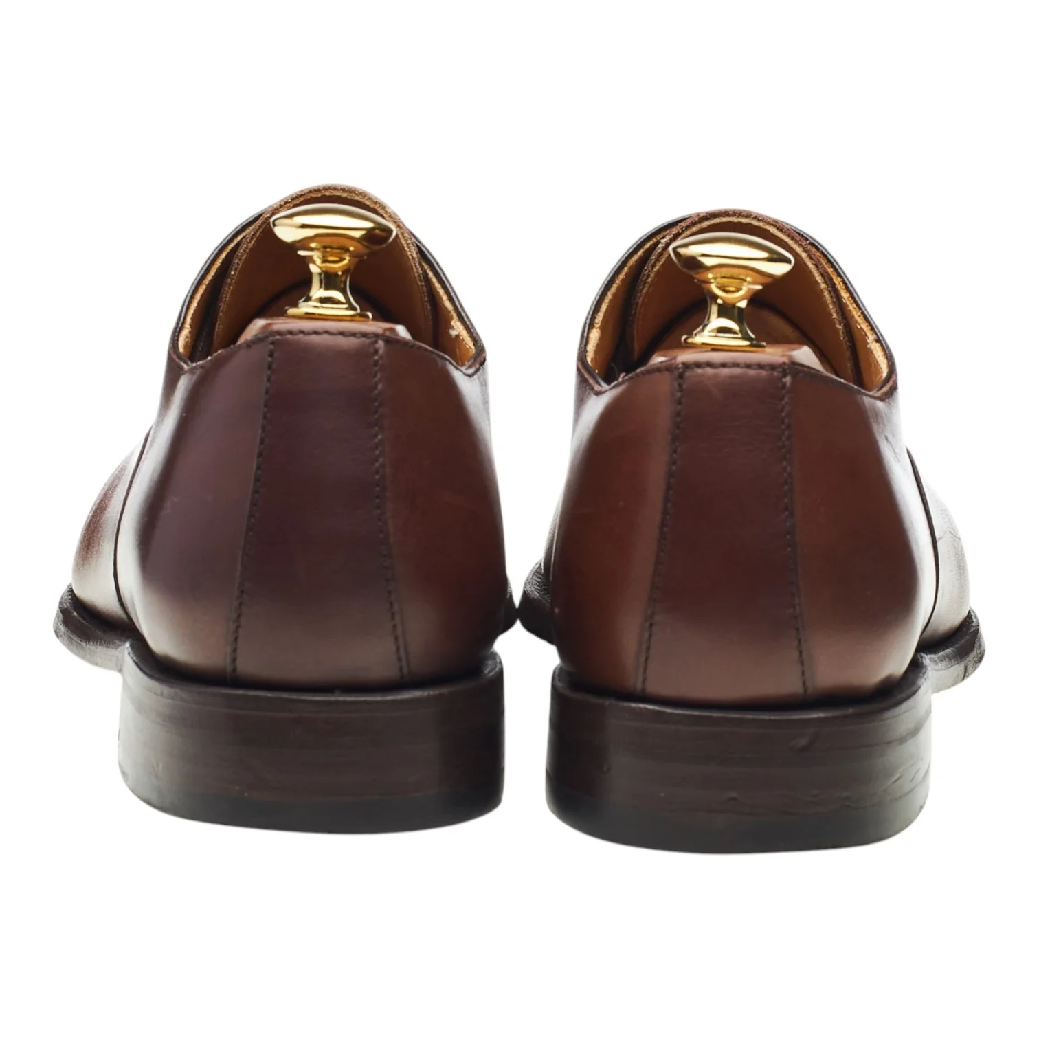 '5217' Dark Brown Leather Oxford UK 7 - Image 4