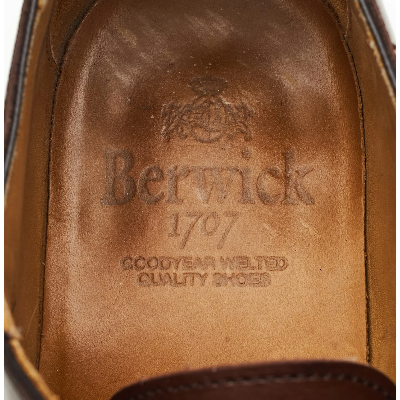 '5217' Dark Brown Leather Oxford UK 7 - Image 6