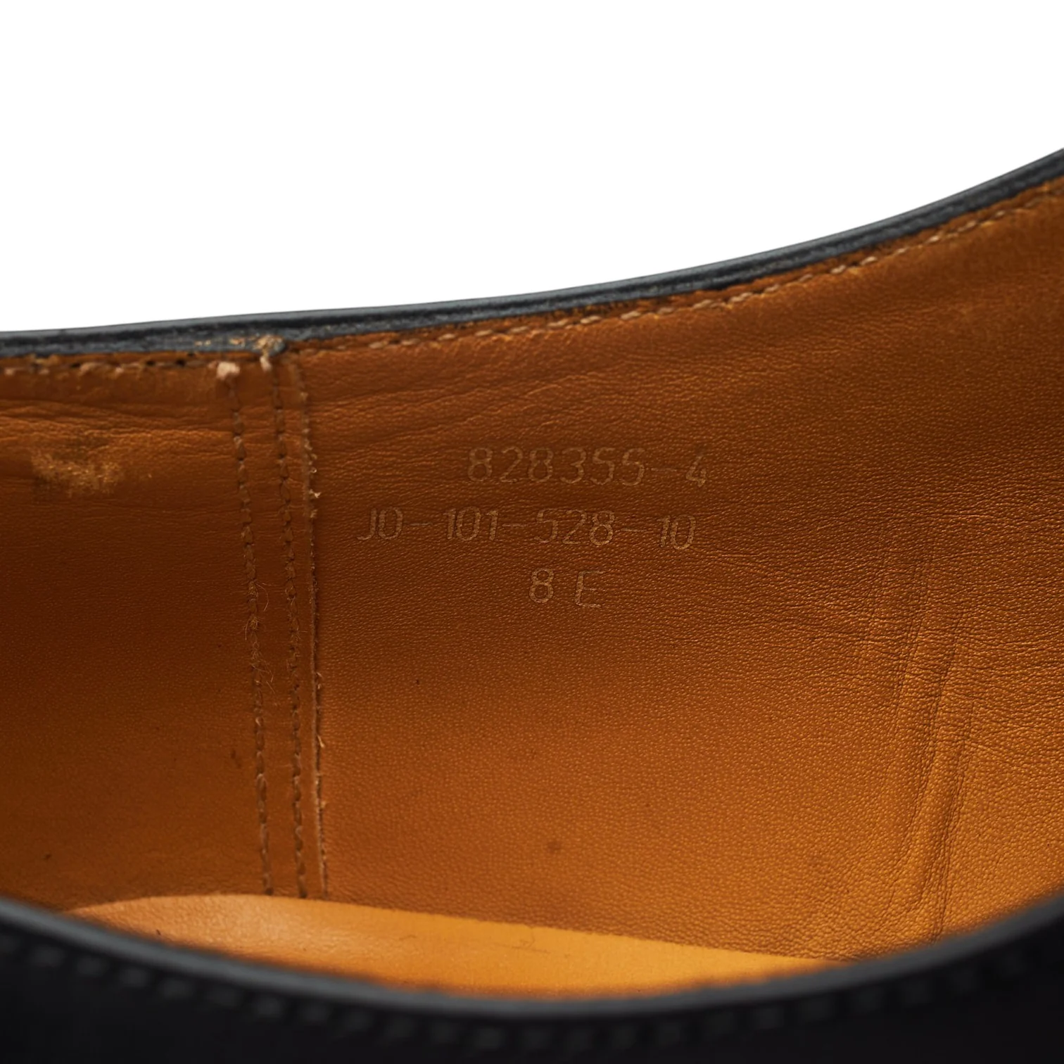 '528' Black Leather Oxford Brogues 8 E UK 8.5 - Image 8