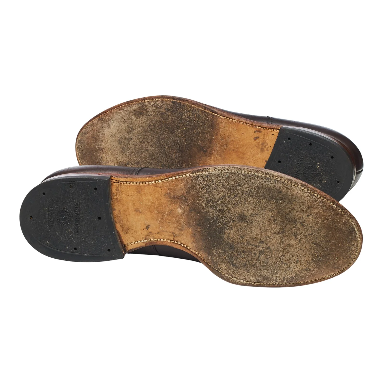 '53381' Dark Brown Leather Derby UK 8.5 US 9 D - Image 5