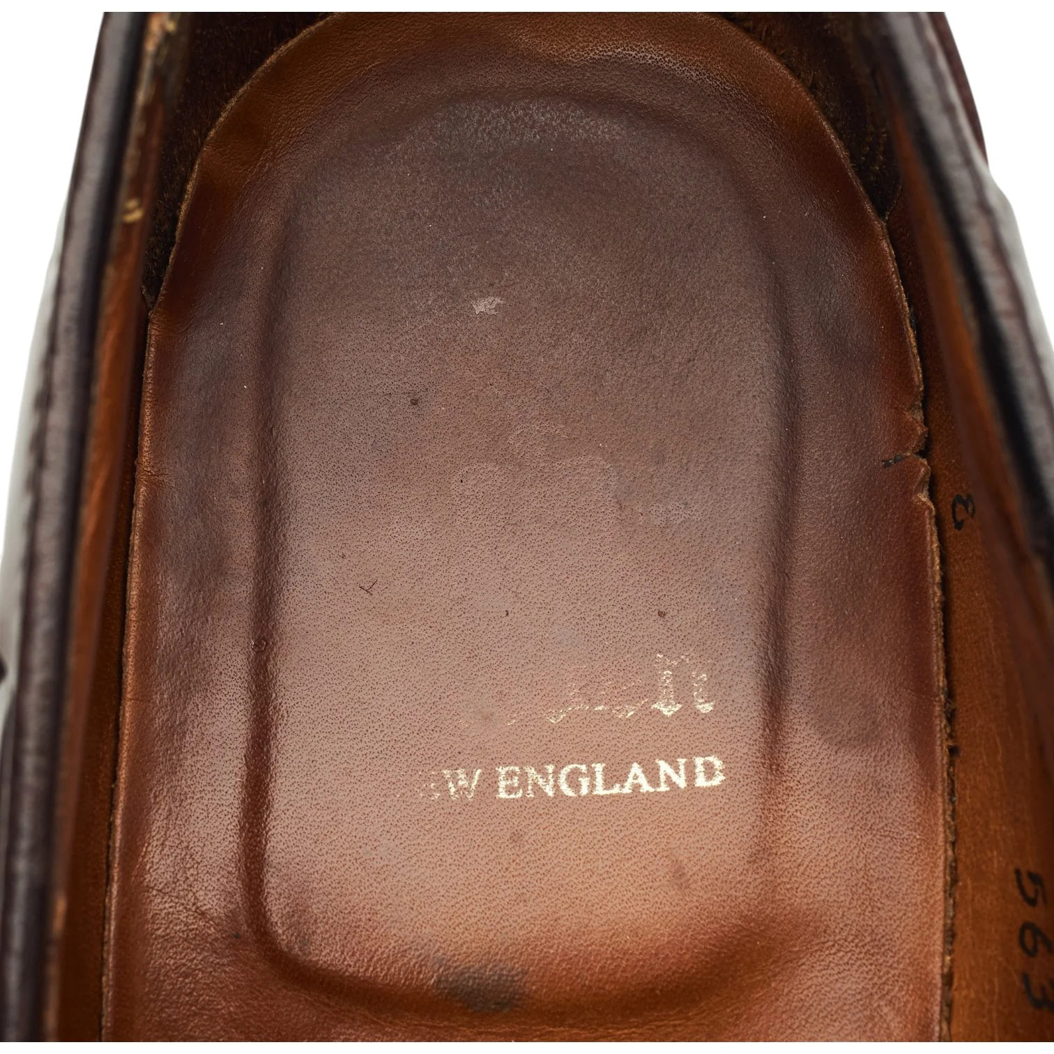 '563' Burgundy Cordovan Leather Tassel Loafers UK 7 US 8 E - Image 6