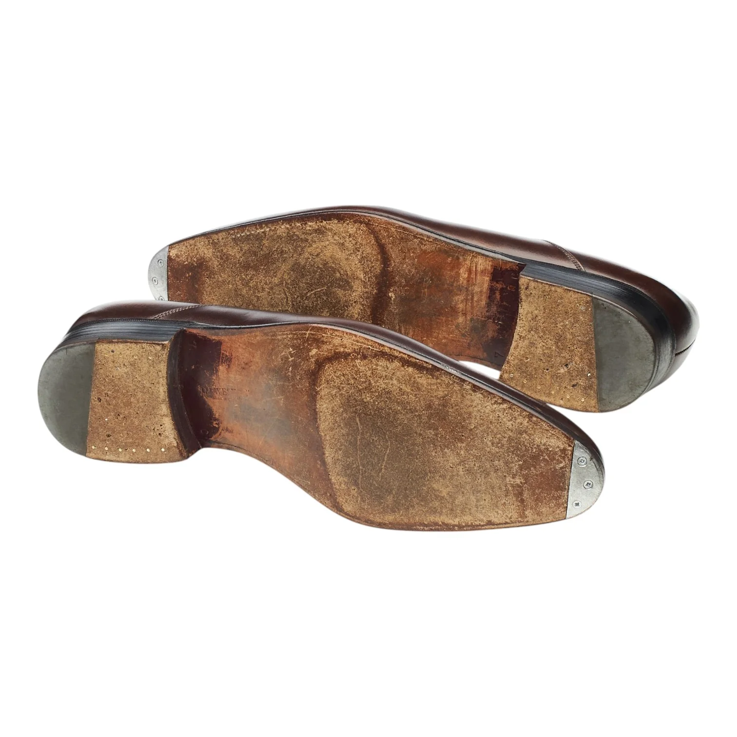 '7 Eyelets' Brown Leather Oxford 7 C UK 7 - Image 5
