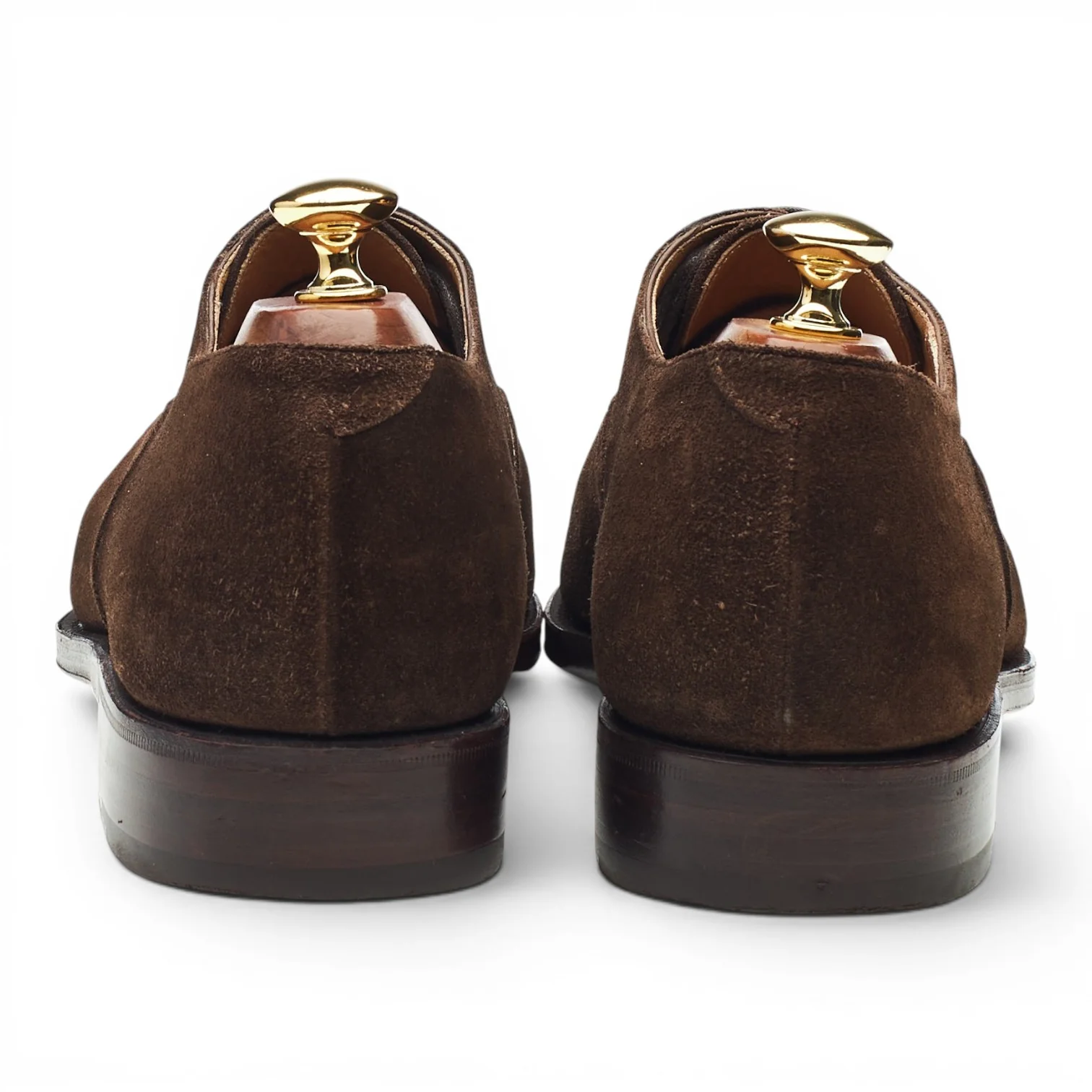 '732' Dark Brown Suede Oxford UK 9.5 EE - Image 4