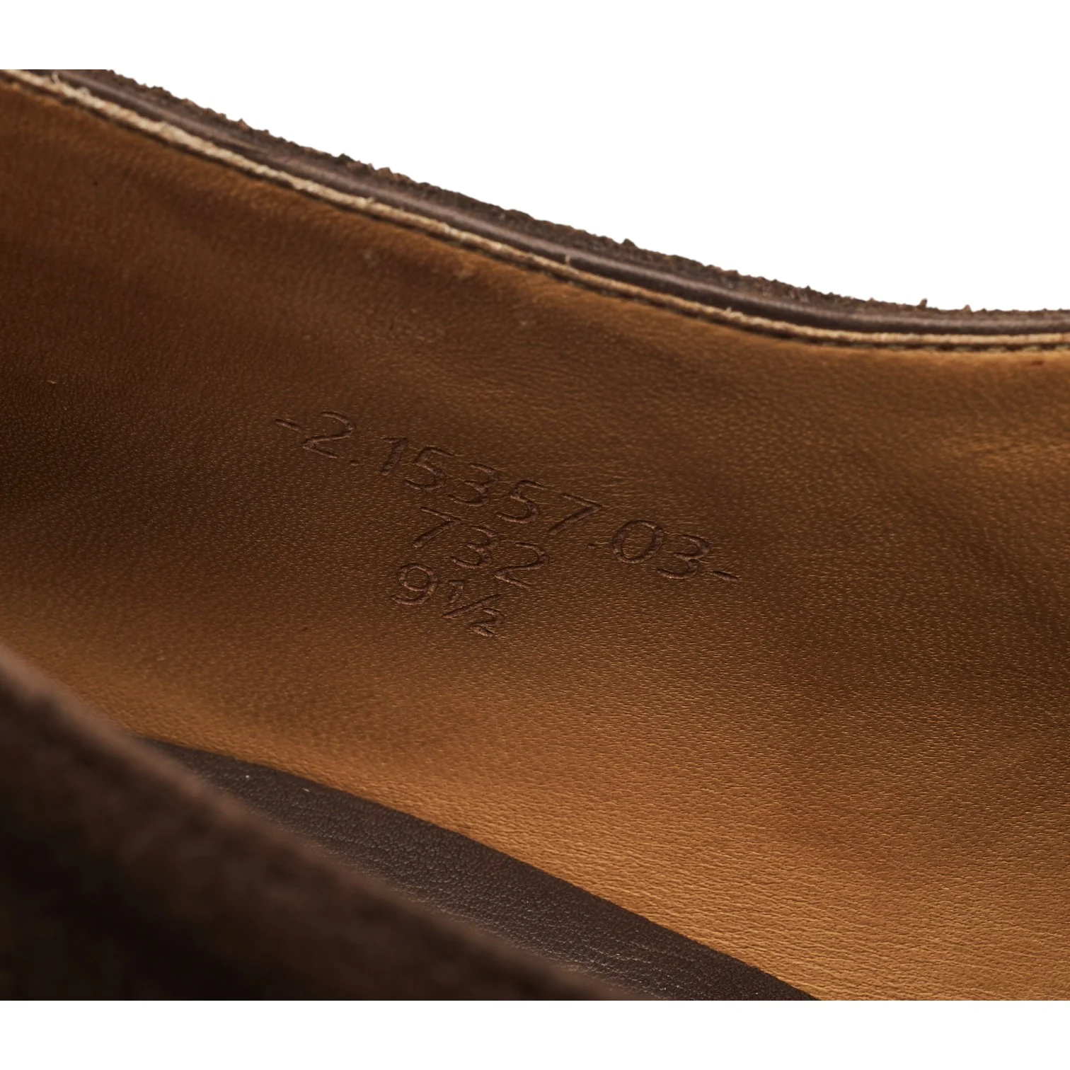 '732' Dark Brown Suede Oxford UK 9.5 EE - Image 7