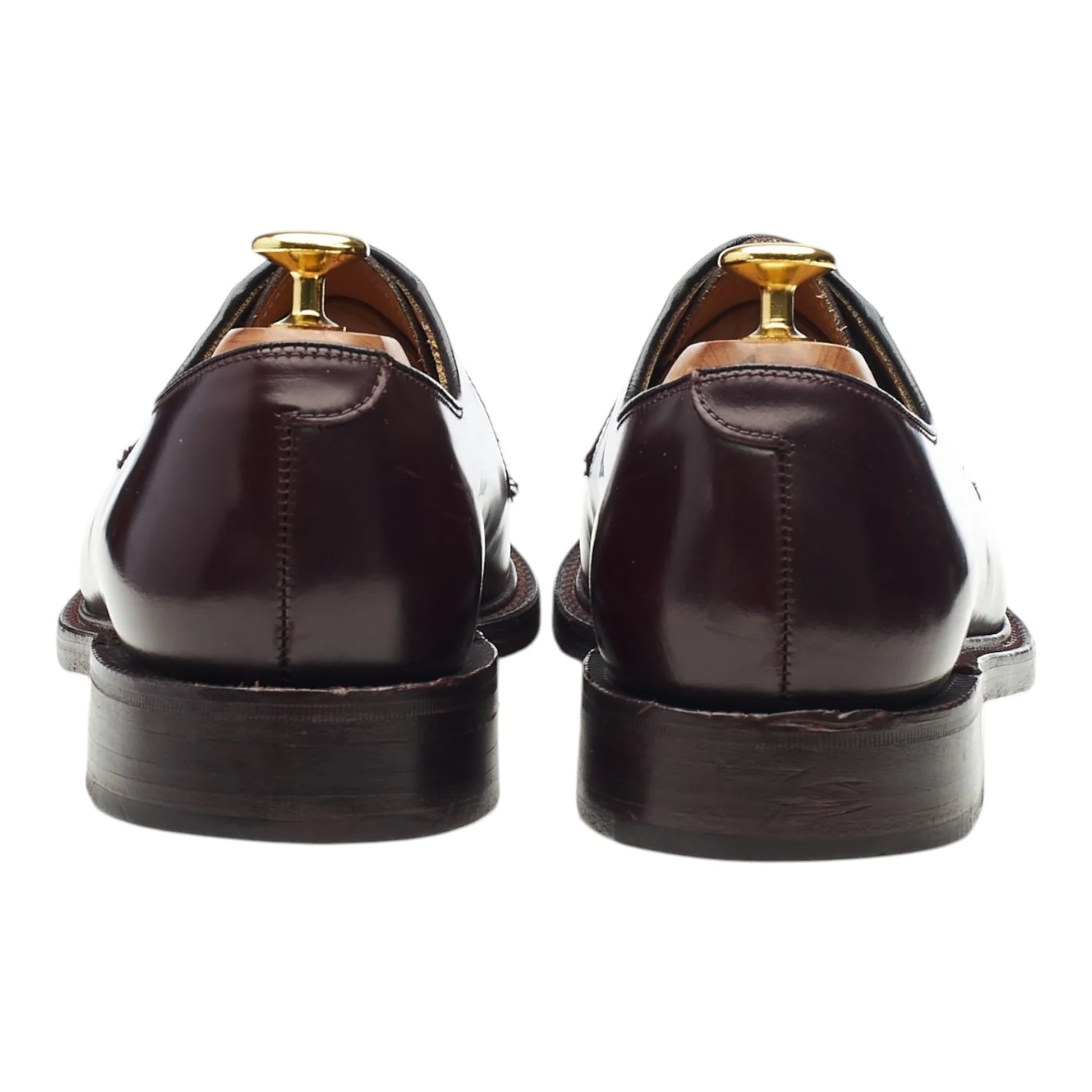'771' Burgundy Leather Derby UK 8 EX - Image 4