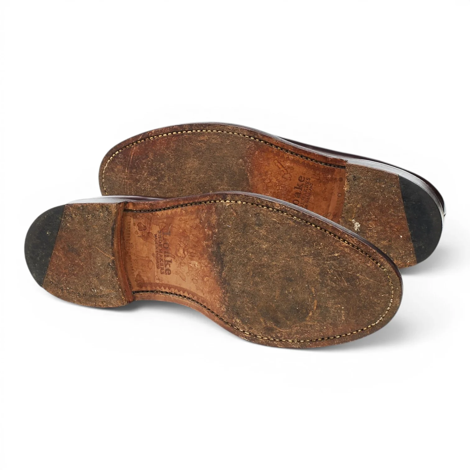 '771' Burgundy Leather Derby UK 8 EX - Image 5
