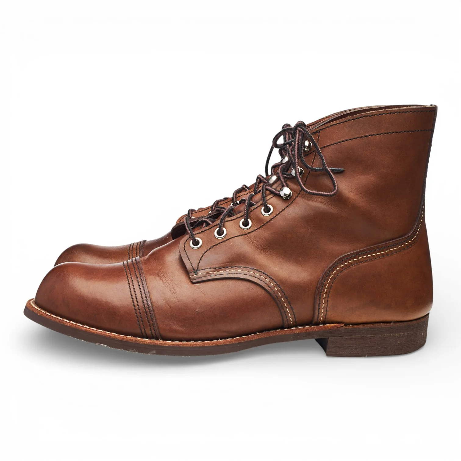 '8111' Brown Leather Iron Ranger Boots UK 11 US 12 D - Image 3