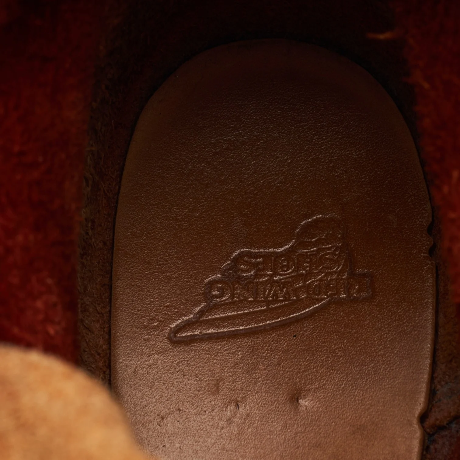 '8131' Tan Brown Leather Moc Toe Boots UK 7 US 8 - Image 6