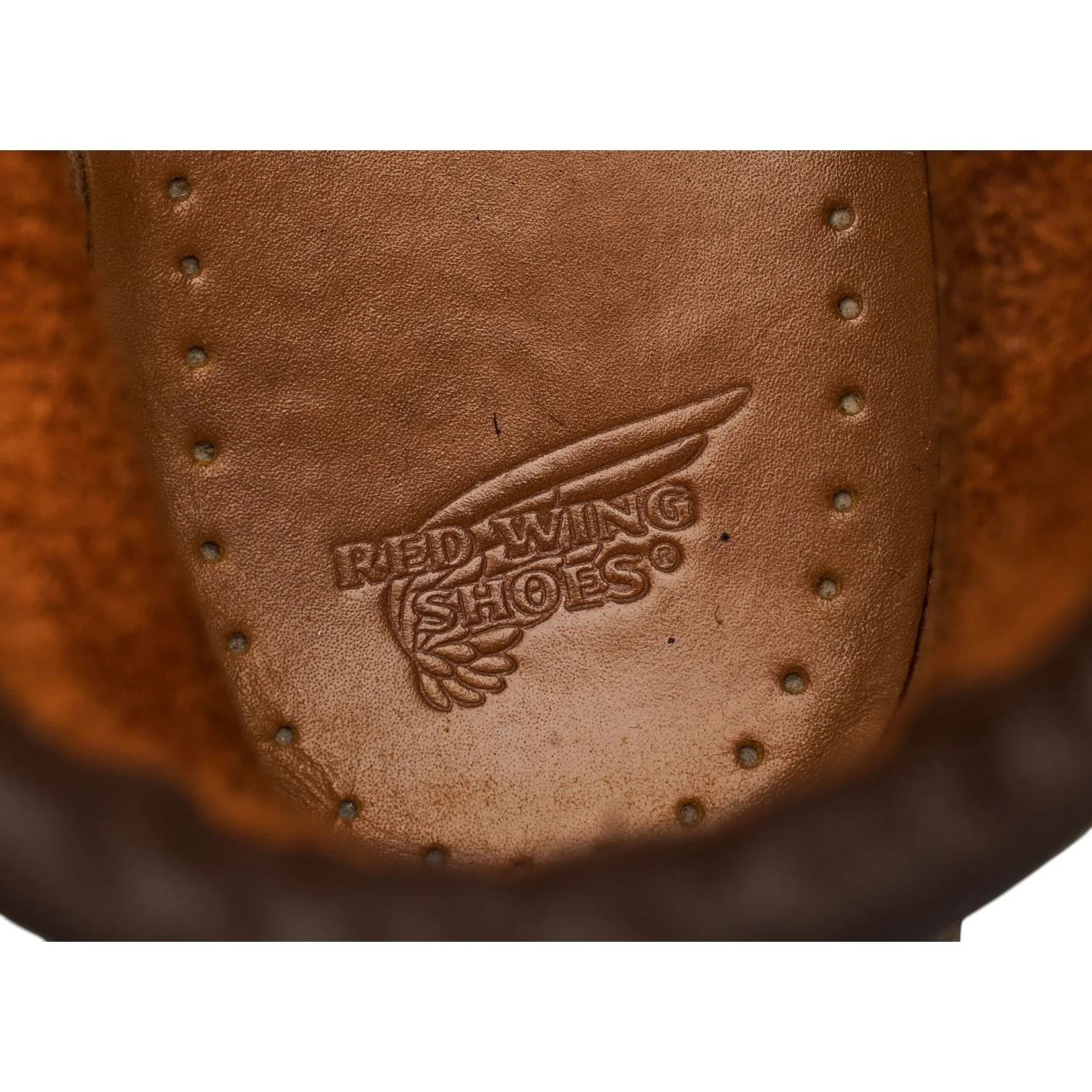 '875' Tan Brown Leather Moc Toe Boots UK 7 US 8 - Image 6