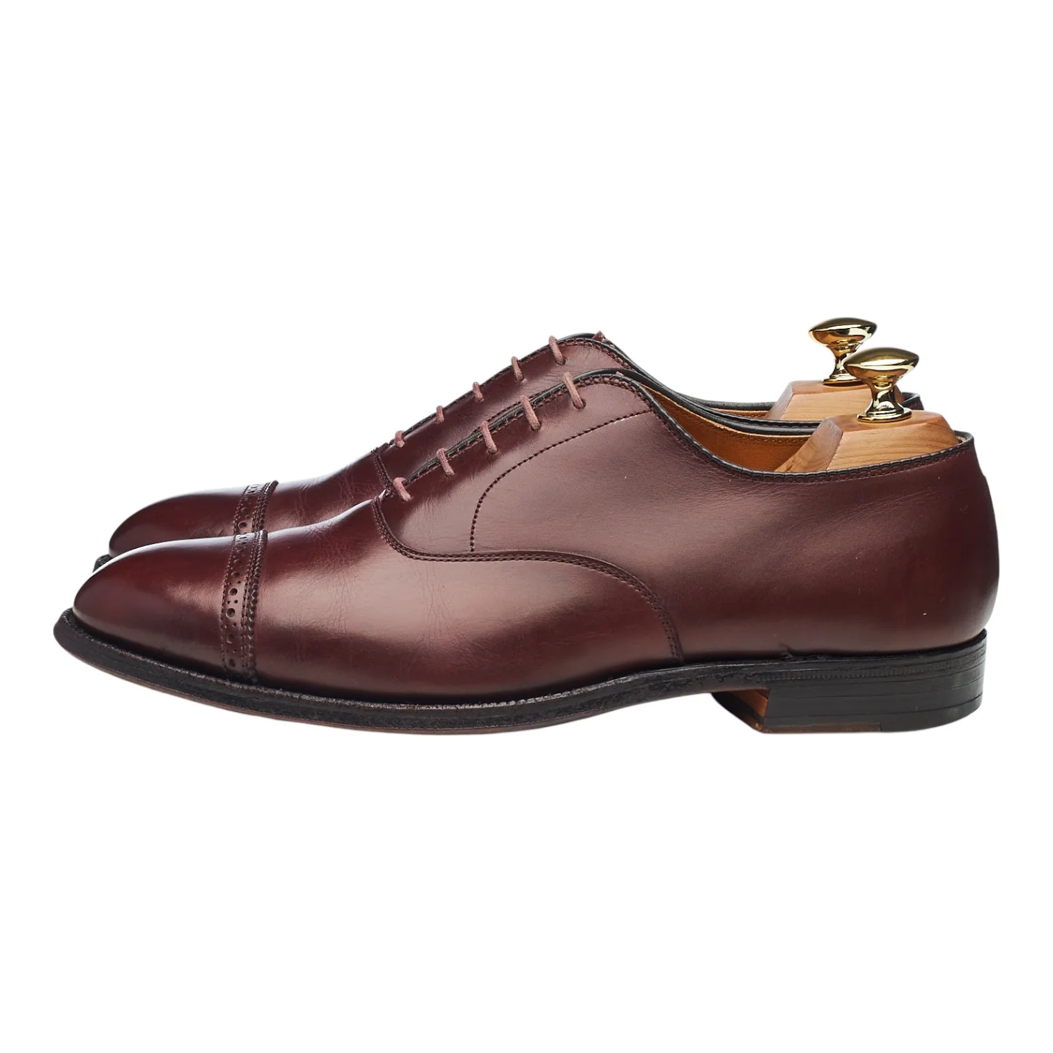 '900' Burgundy Leather Oxford UK 6.5 US 7.5 D - Image 3