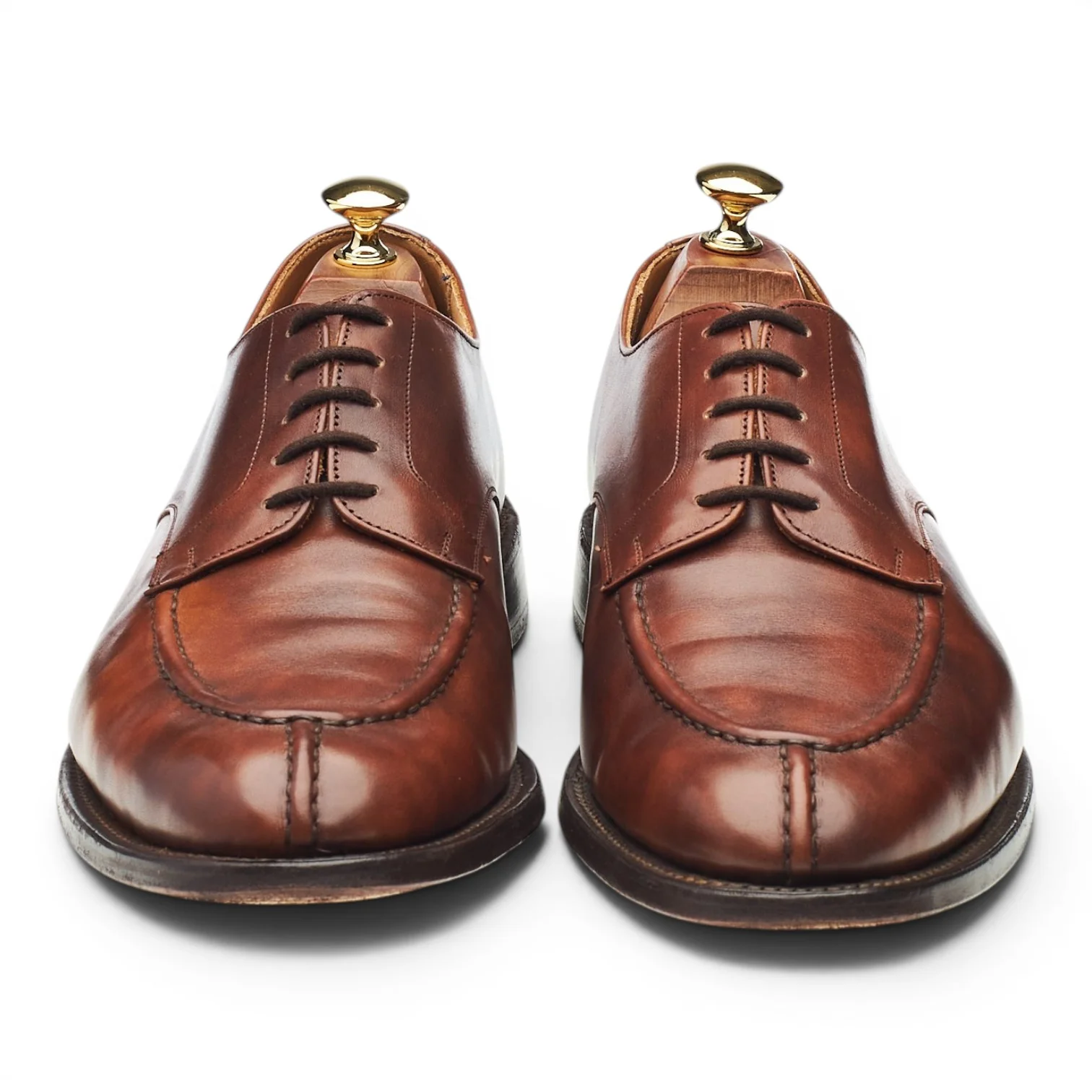 'Abingdon' Brown Museum Leather Split Toe Derby UK 9 - Image 2