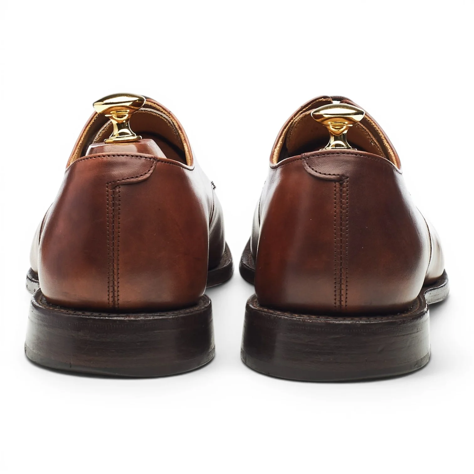 'Abingdon' Brown Museum Leather Split Toe Derby UK 9 - Image 4