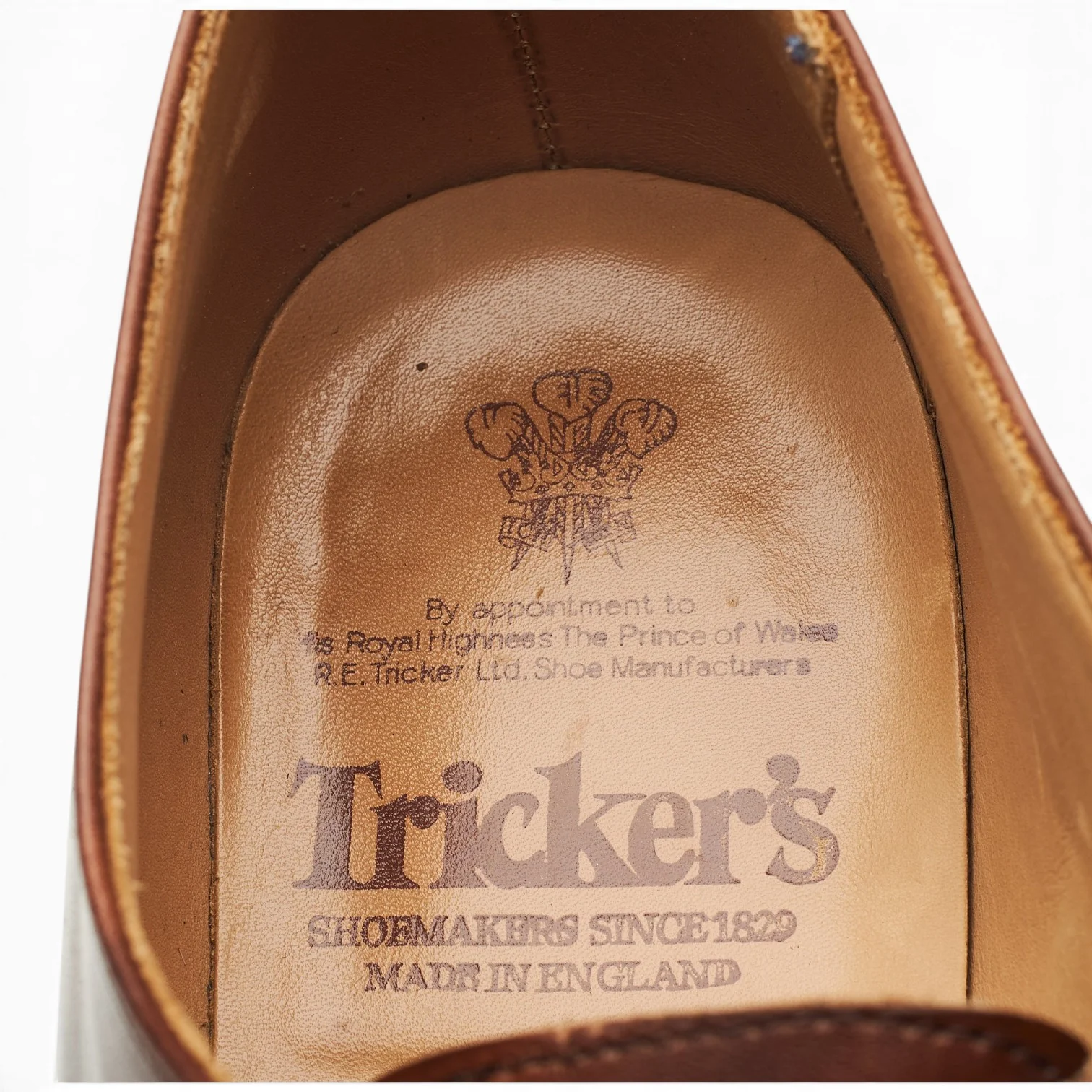 'Abingdon' Brown Museum Leather Split Toe Derby UK 9 - Image 6