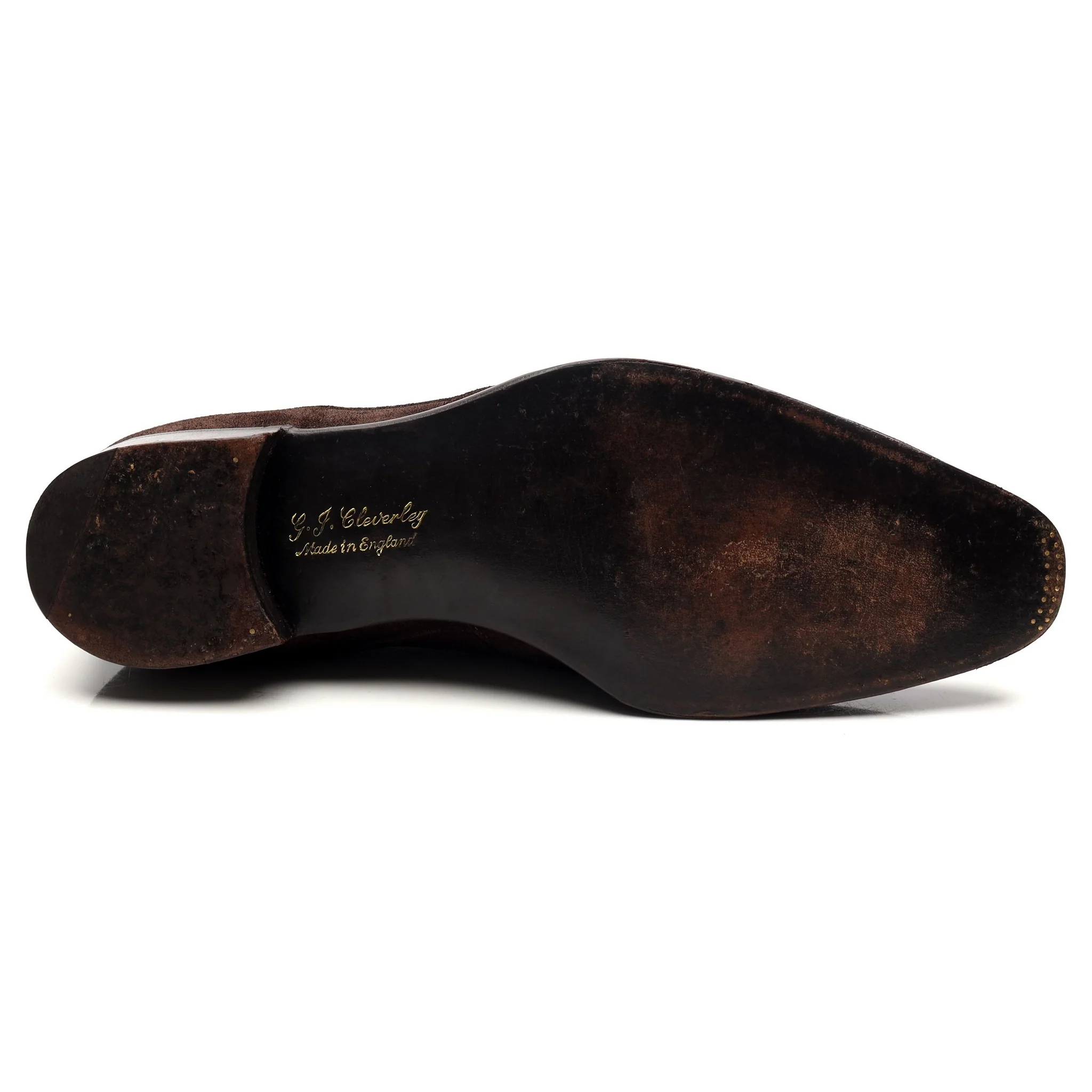 'Baron' Dark Brown Suede Loafers UK 11.5 E - Image 11