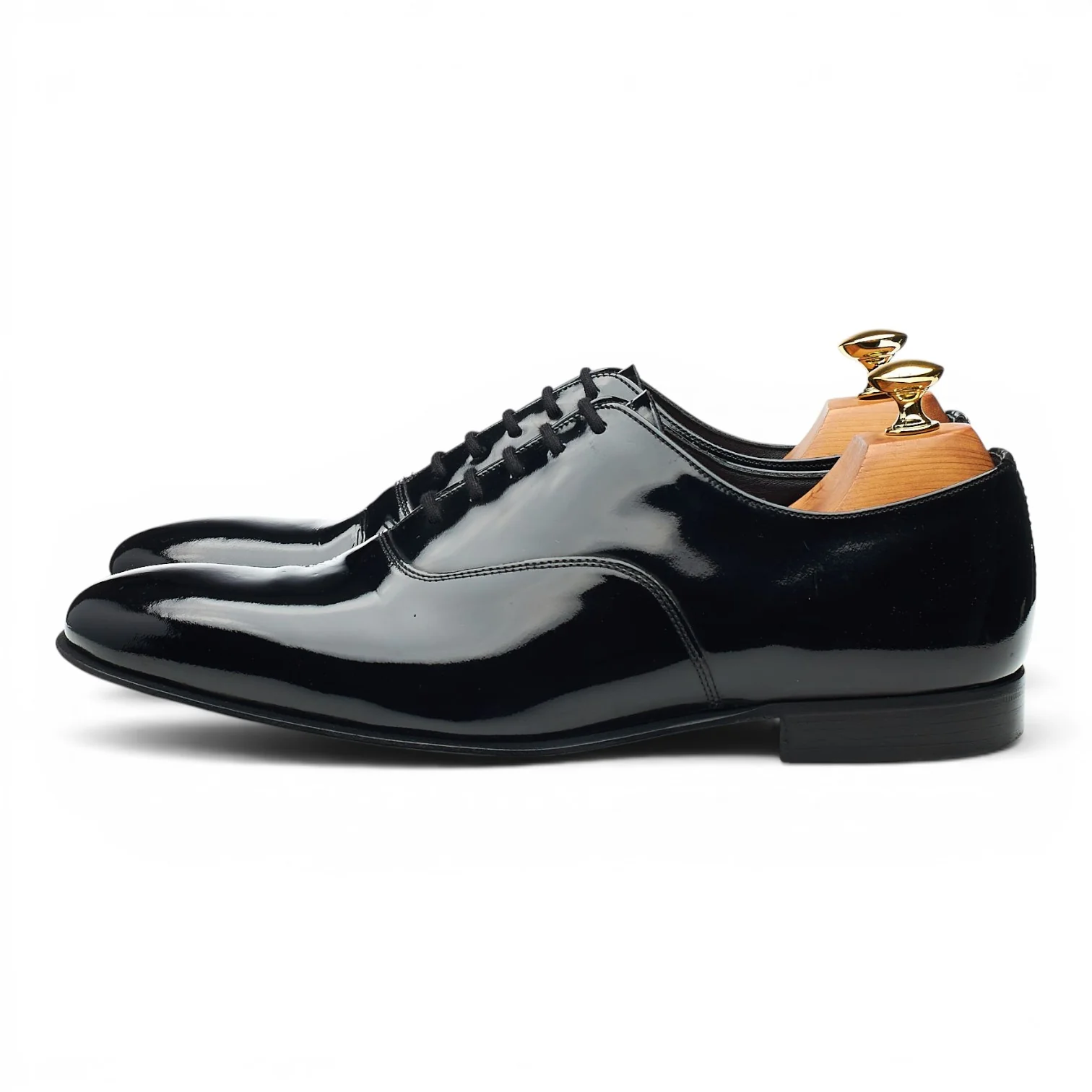 'Alastair' Black Patent Leather Oxford UK 7.5 F - Image 3