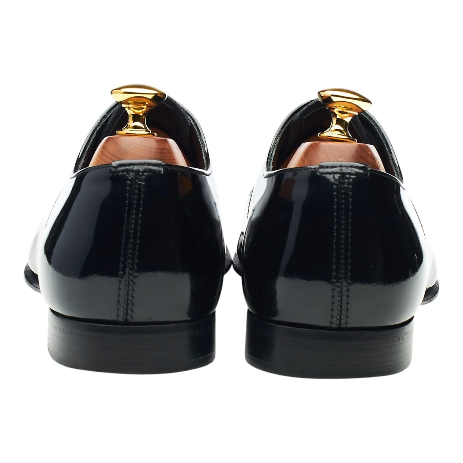 'Alastair' Black Patent Leather Oxford UK 7.5 F - Image 4