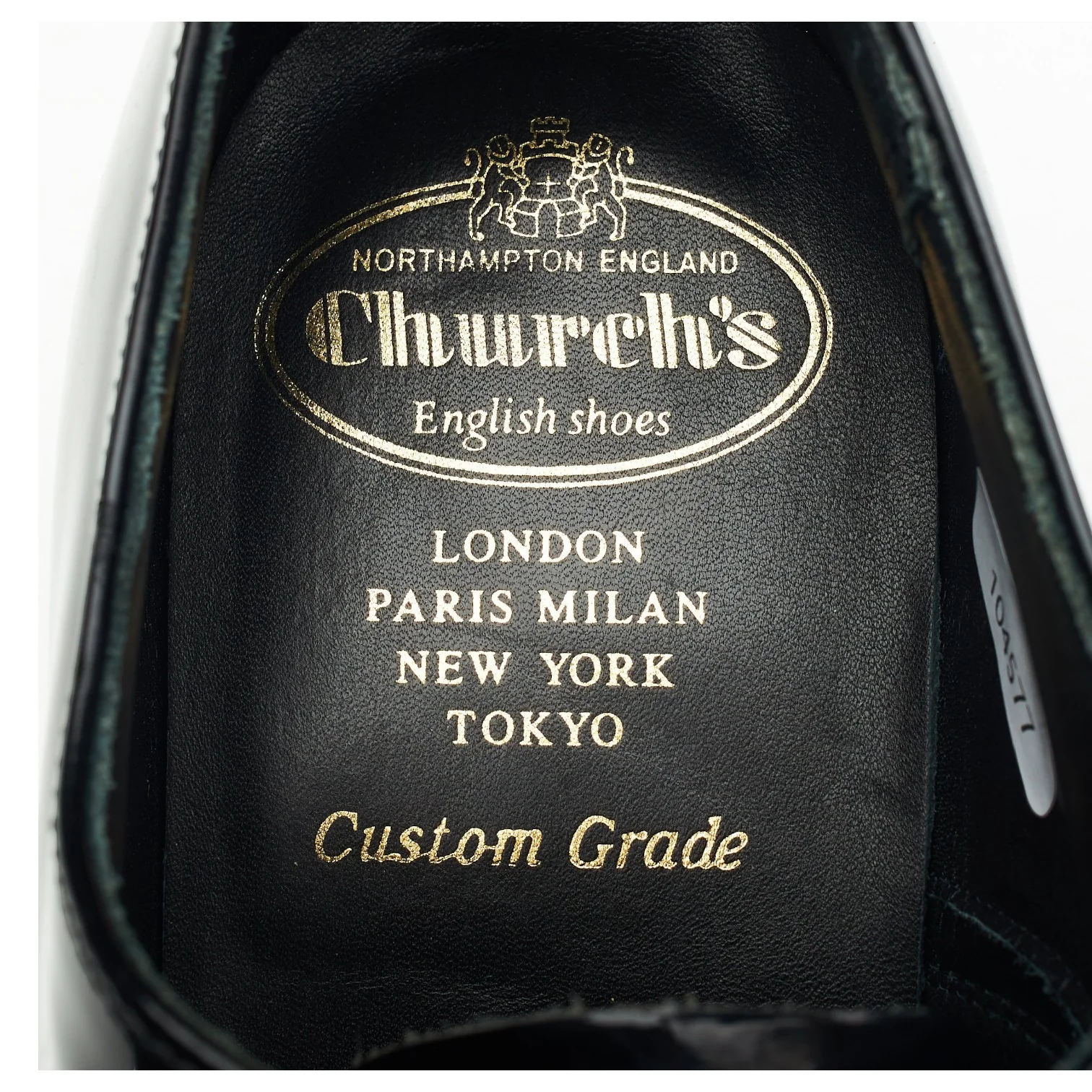 'Alastair' Black Patent Leather Oxford UK 7 F - Image 6