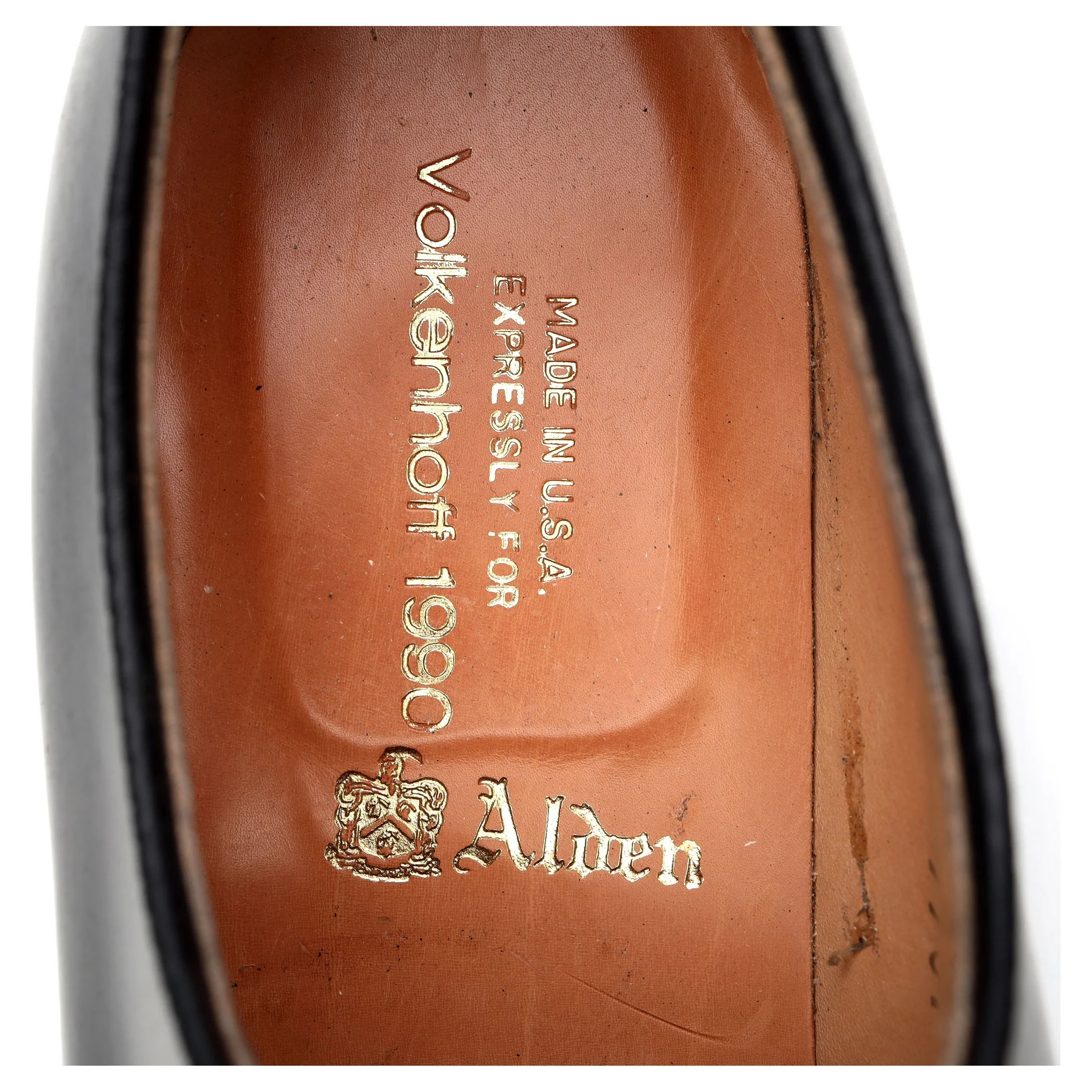 '9901' Black Cordovan Leather Derby UK 8 US 8.5 - Image 13
