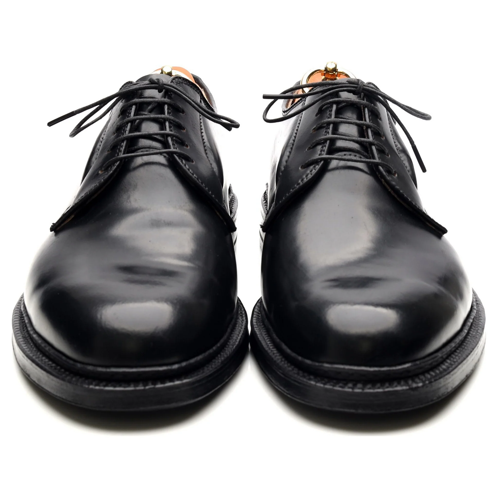 '9901' Black Cordovan Leather Derby UK 8 US 8.5 - Image 8