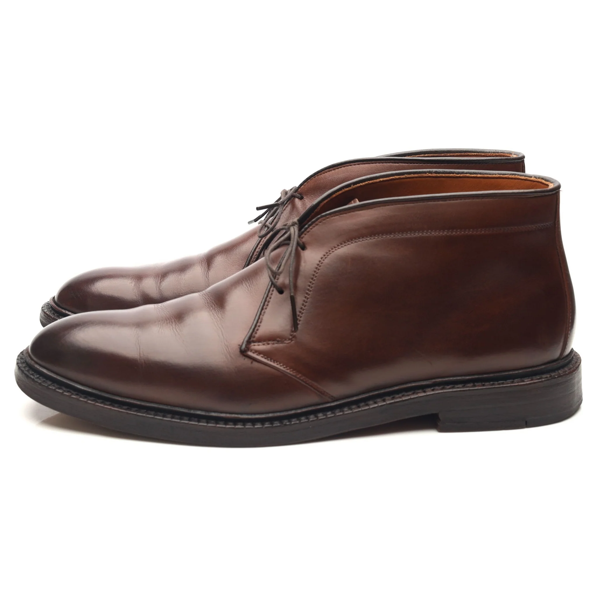 Ralph Lauren Dark Brown Leather Chukka Boots UK 8 US 8.5 D - Image 2