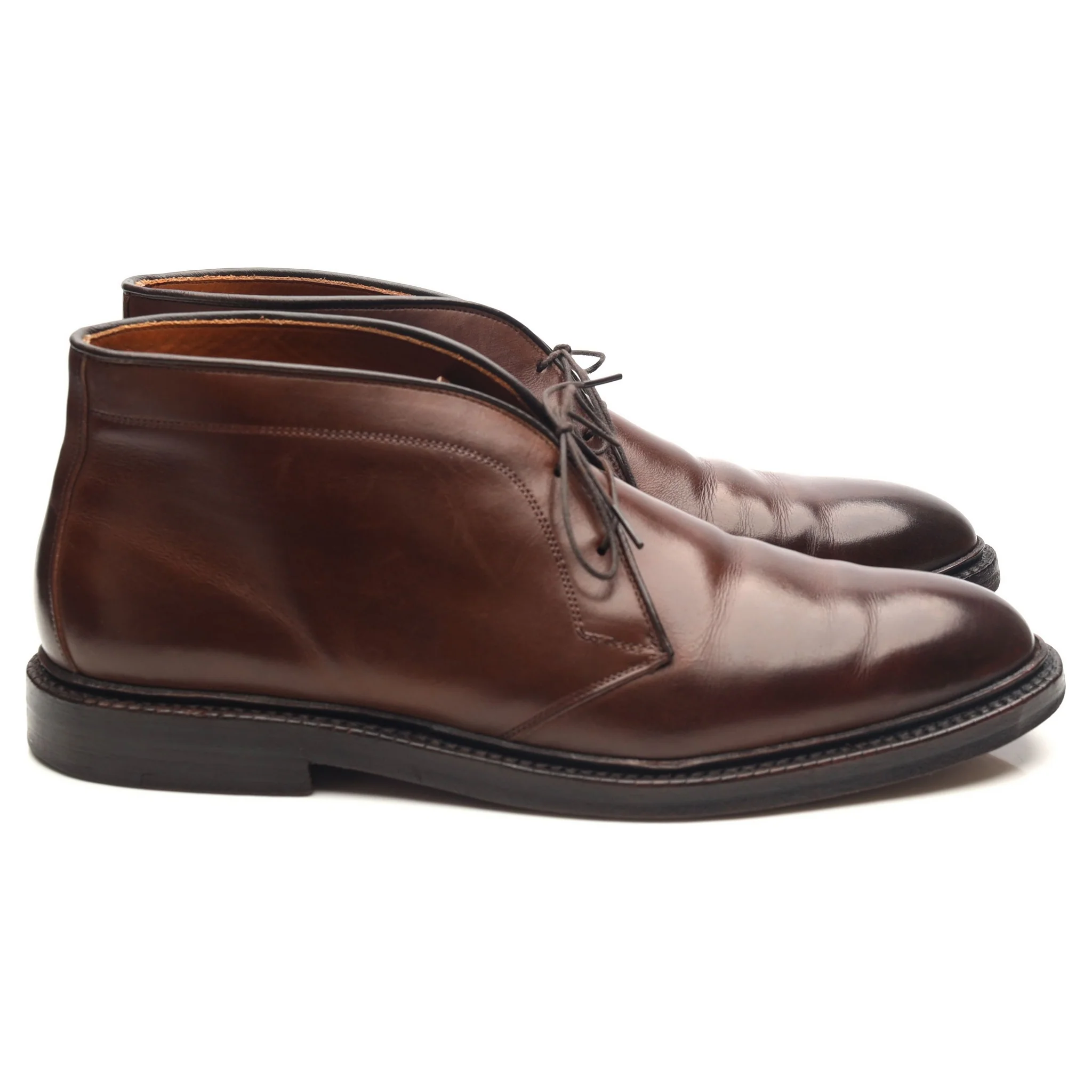Ralph Lauren Dark Brown Leather Chukka Boots UK 8 US 8.5 D - Image 6