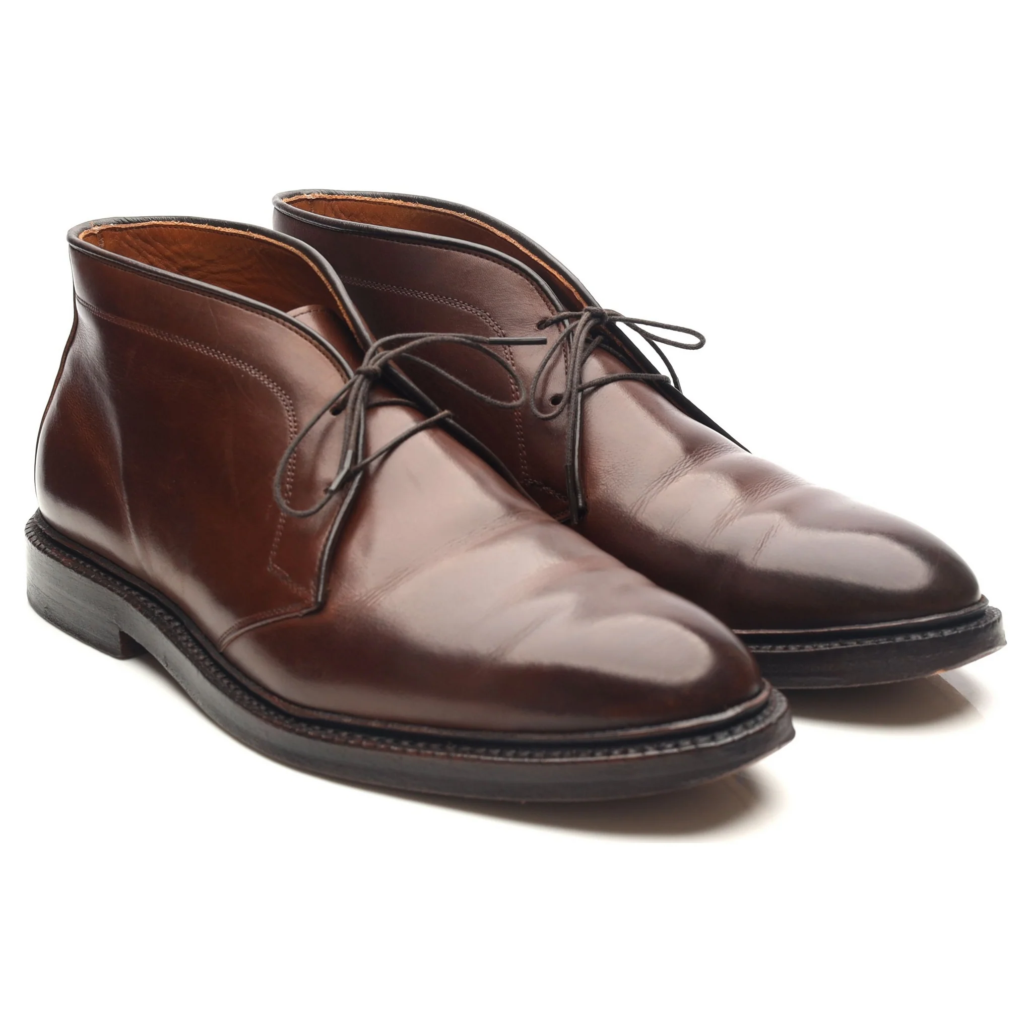 Ralph Lauren Dark Brown Leather Chukka Boots UK 8 US 8.5 D - Image 7