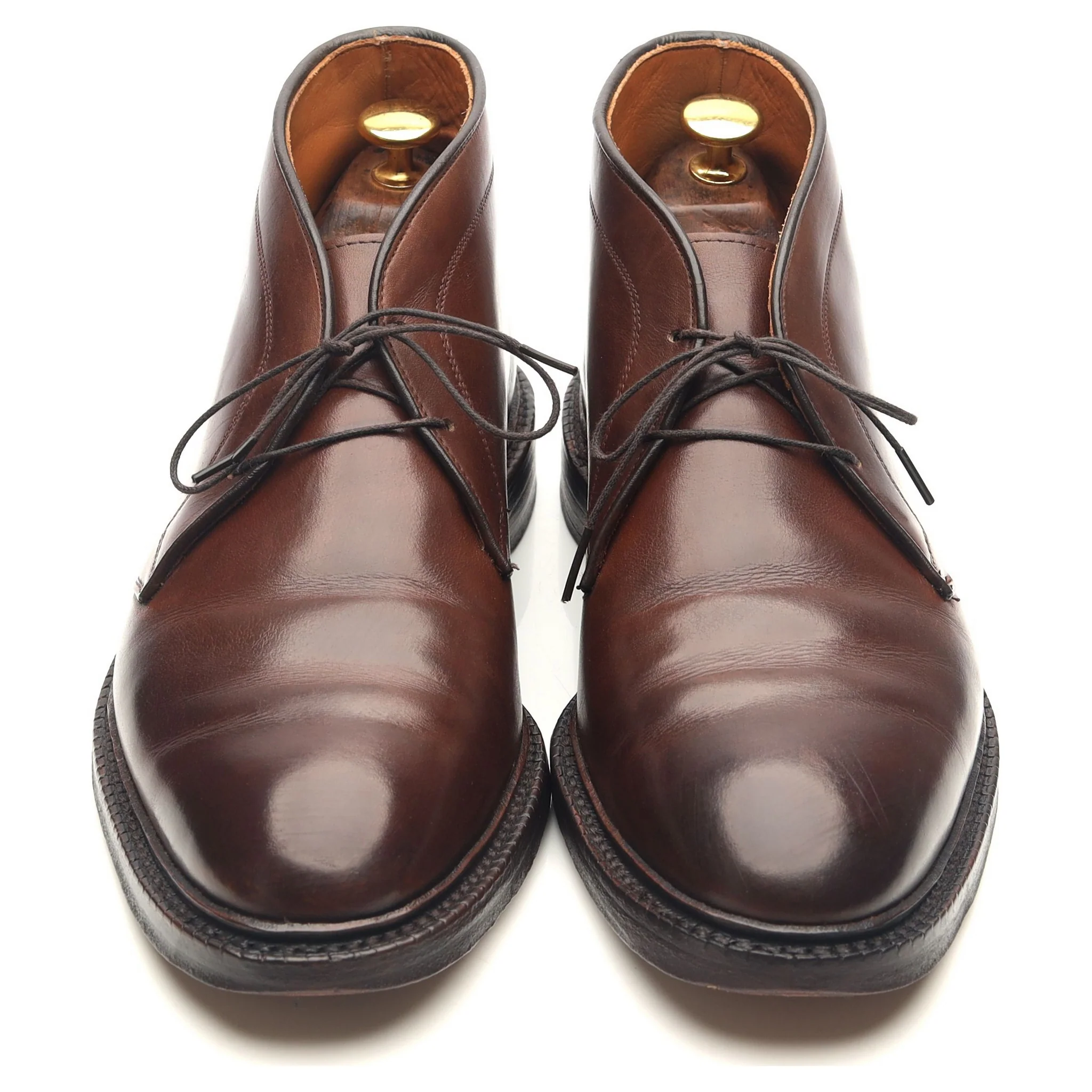 Ralph Lauren Dark Brown Leather Chukka Boots UK 8 US 8.5 D - Image 9