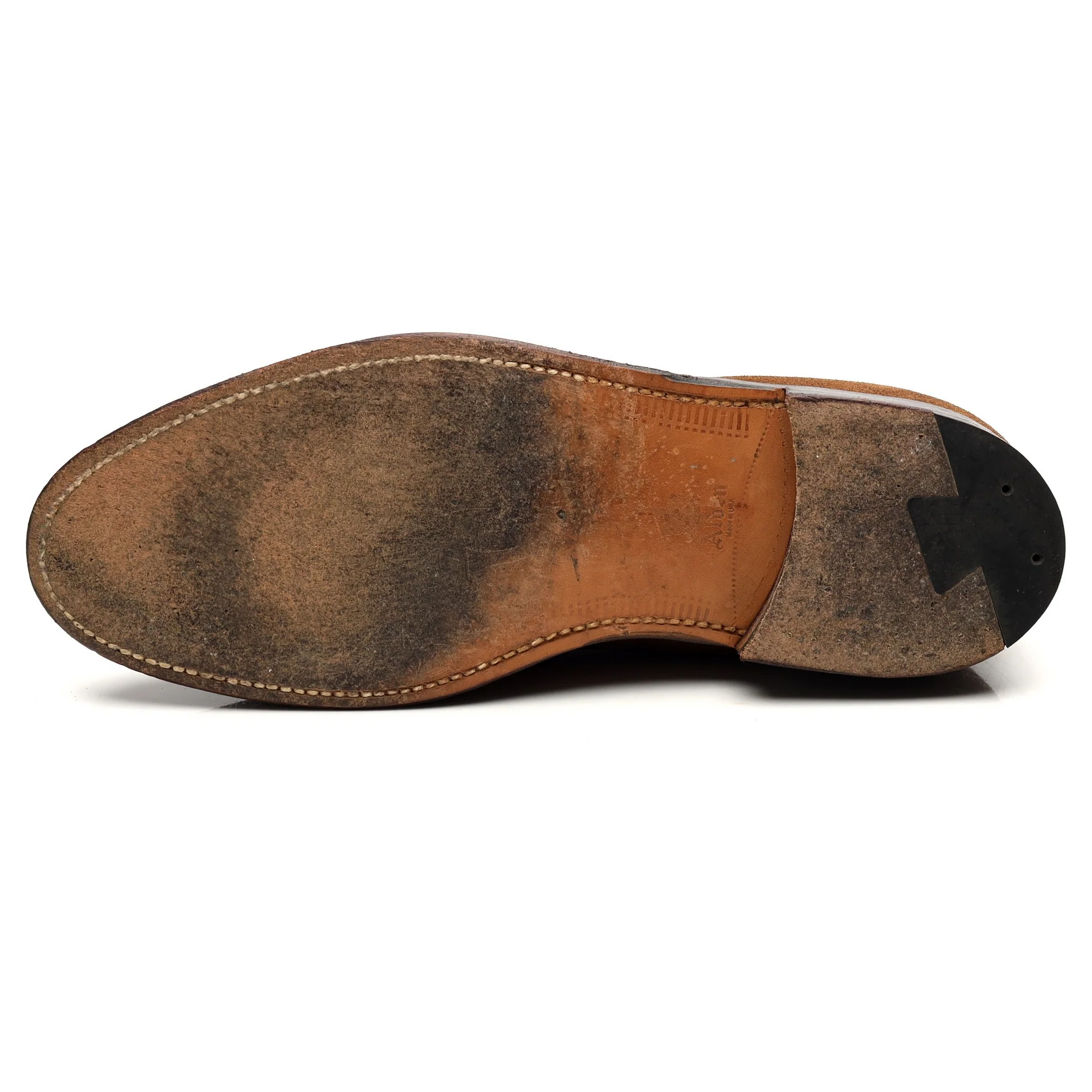 '3403' Snuff Tan Brown Suede Tassel Loafers UK 8.5 US 9 E - Image 10