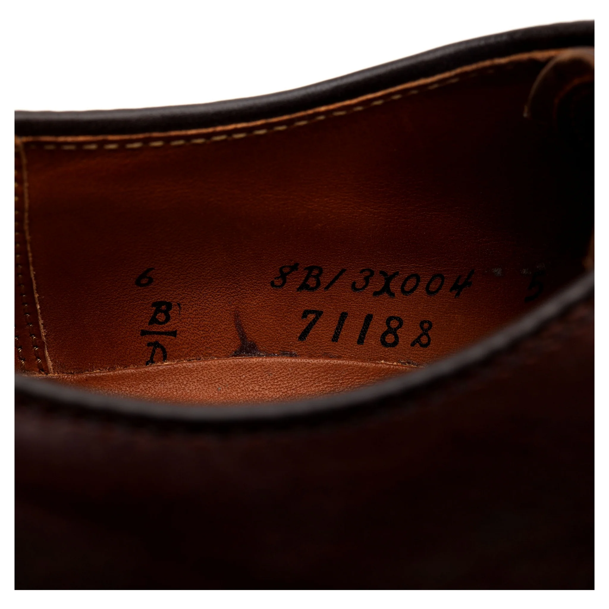 '7118S' Brown Leather Split Toe Derby UK 5.5 US 6 - Image 13